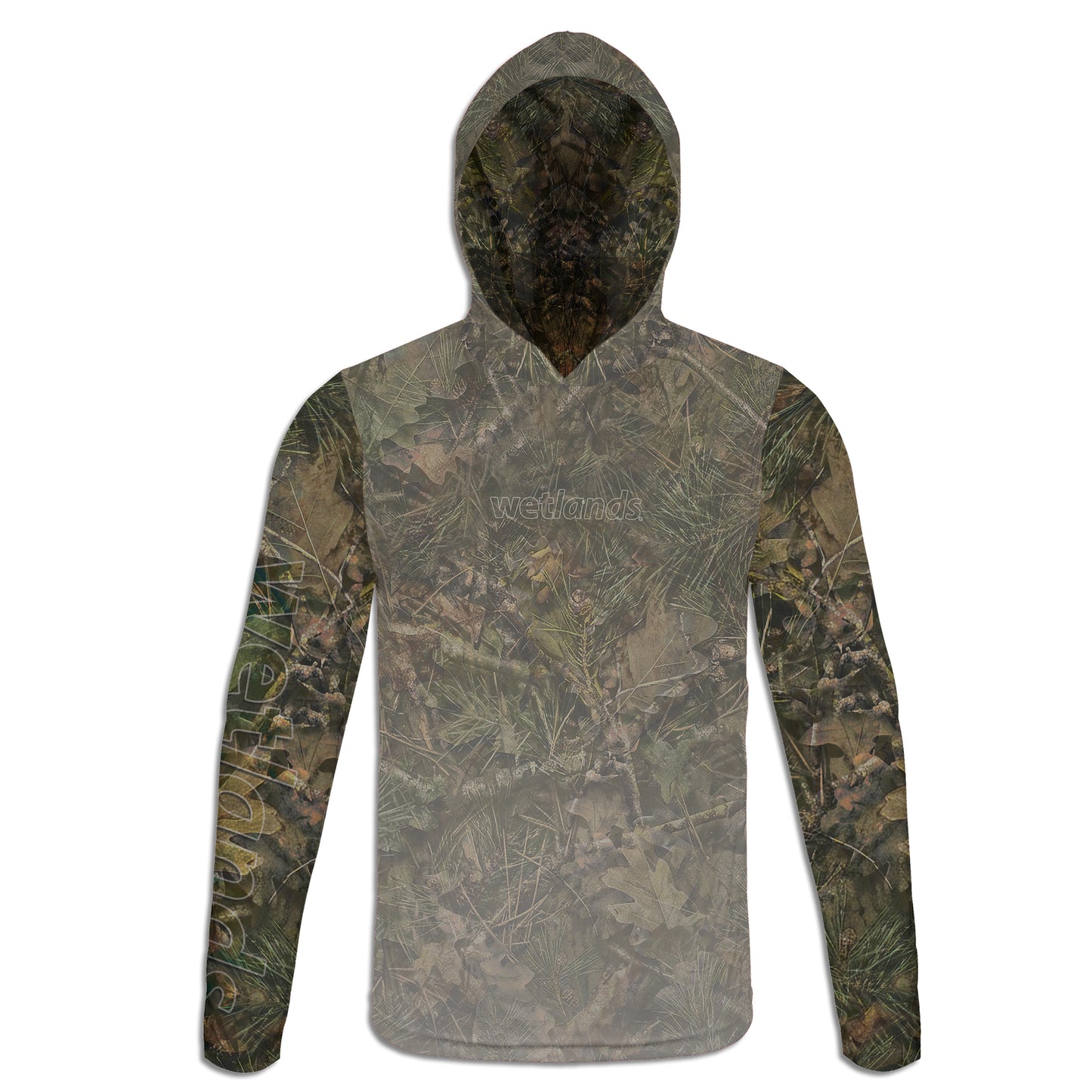 Buck and Turkeys - Unisex Long Sleeve Sun Proof Performance Fishing Top with built in Hoodie (short sleeve option also available)