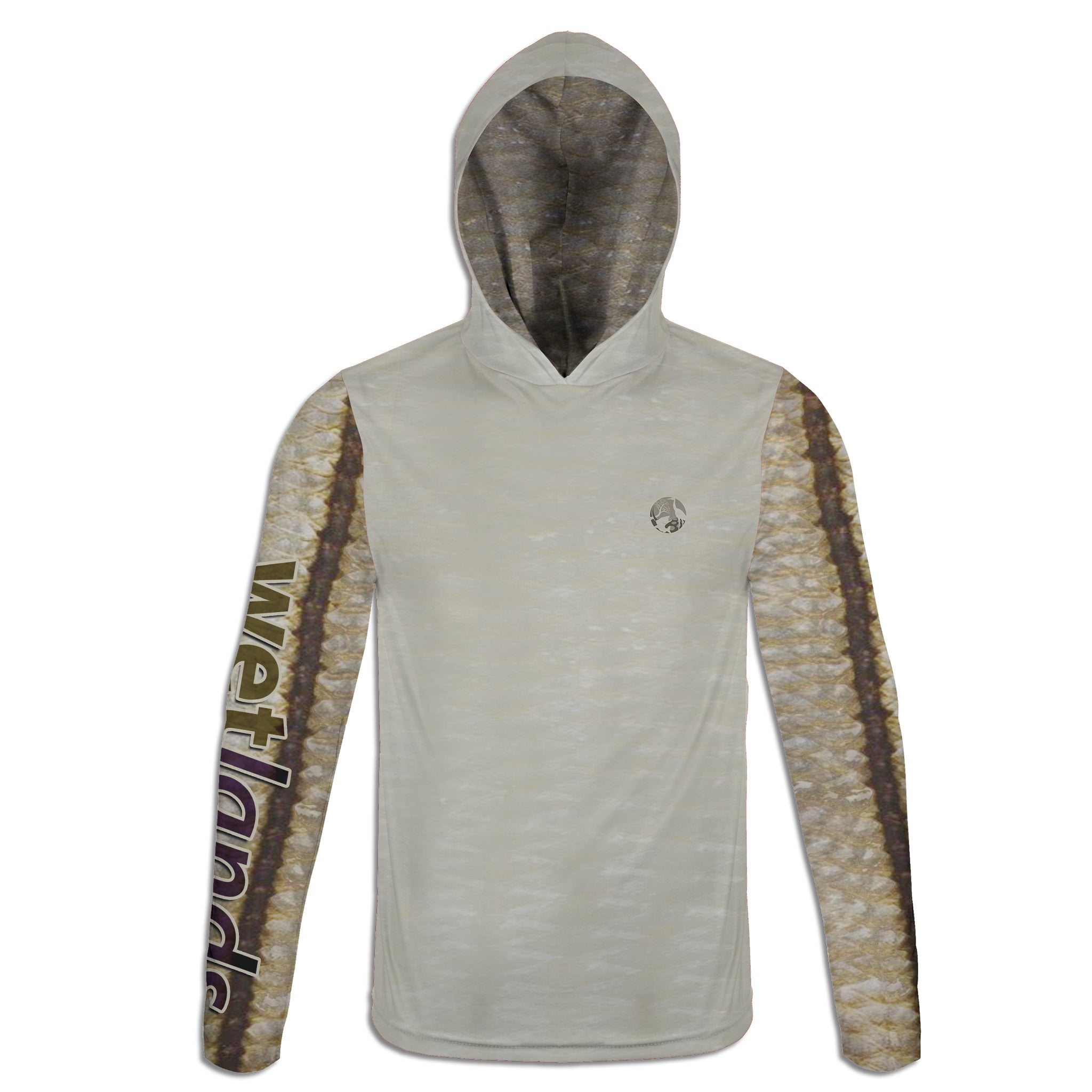 Tarpon Snook - Unisex Long Sleeve Sun Proof Performance Fishing Top with built in Hoodie and Gaiter (short sleeve option also available)