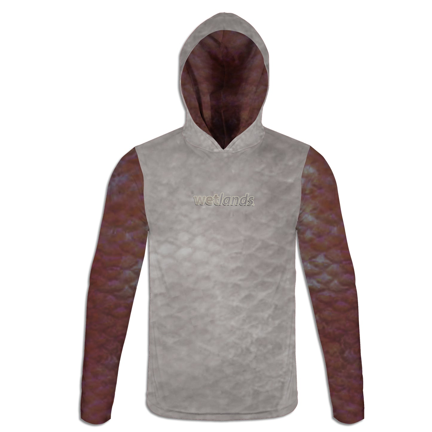 Hog Snapper - Unisex Long Sleeve Sun Proof Performance Fishing Top with built in Hoodie and Gaiter (short sleeve option also available)