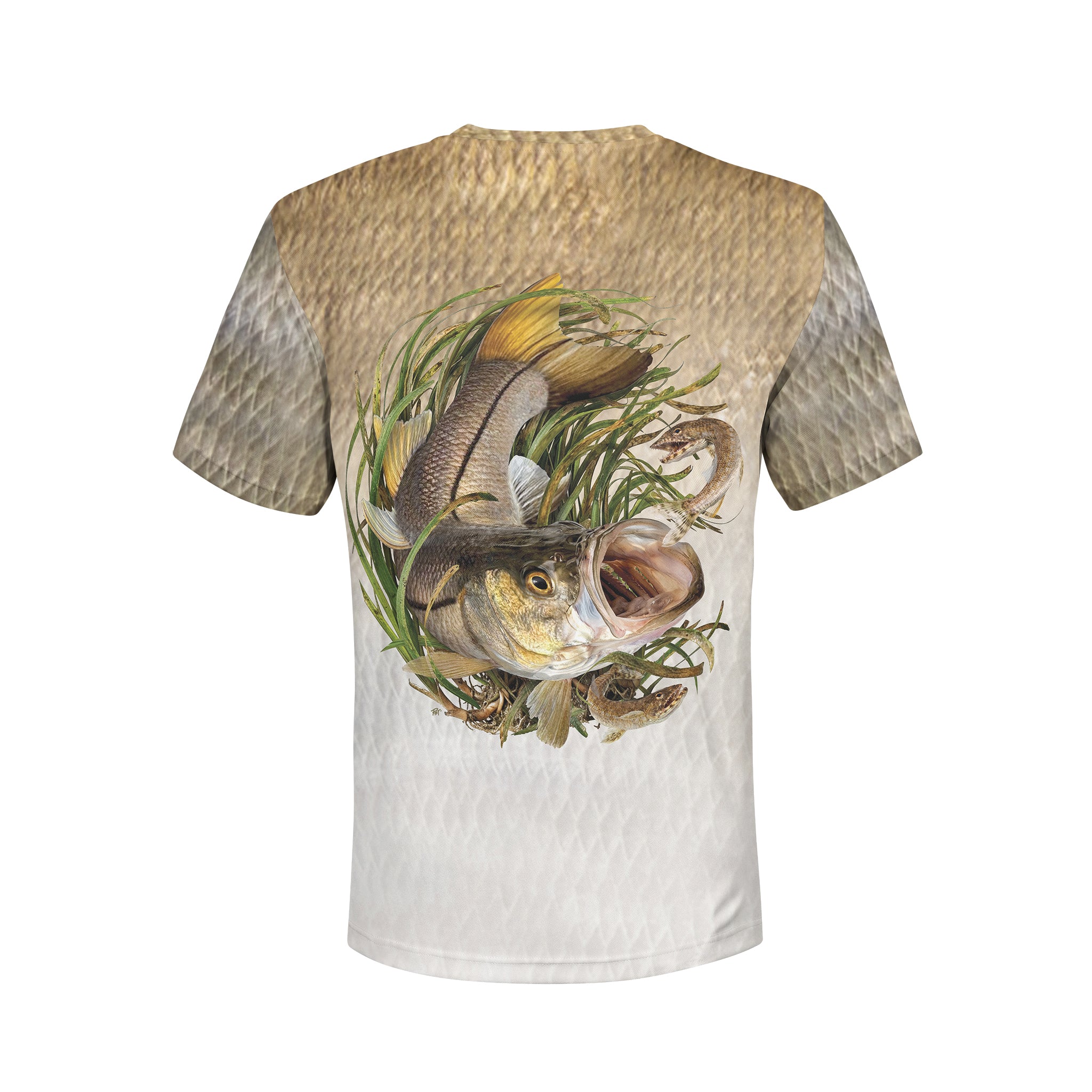 Snook and Lizardfish - Unisex Long Sleeve Sun Proof Performance Fishing Top with built in Hoodie and Gaiter (short sleeve option also available)