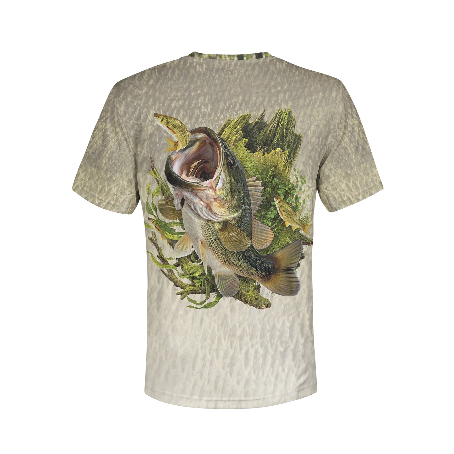 Bass and Shiners - Unisex Long Sleeve Sun Proof Performance Fishing Top with built in Hoodie and Gaiter (short sleeve option also available)