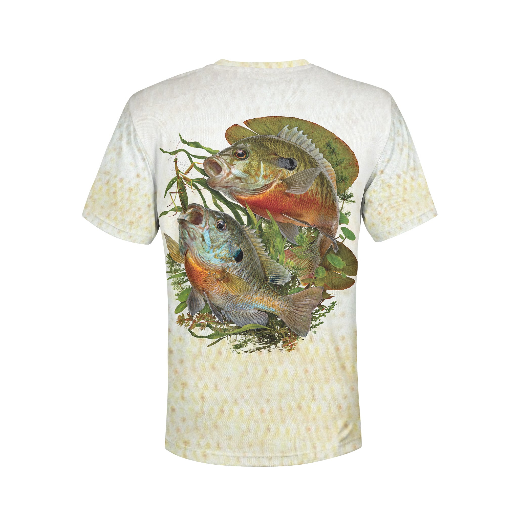 Redbreast and Bluegill - Unisex Long Sleeve Sun Proof Performance Fishing Top with built in Hoodie and Gaiter (short sleeve option also available)