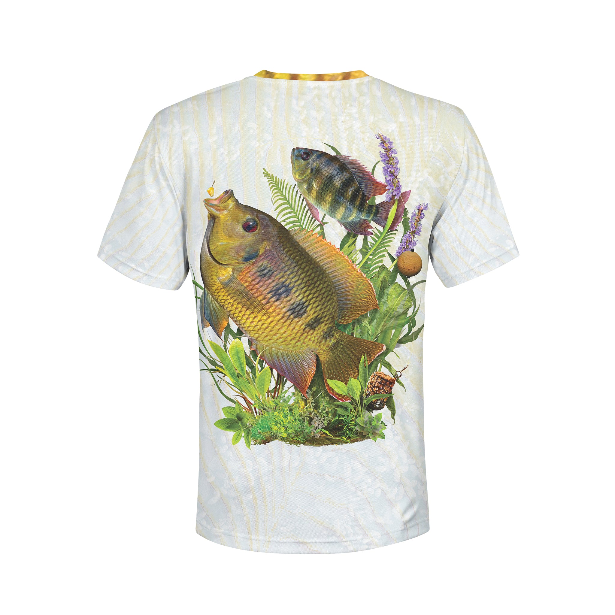 Spotted Tilapia - Unisex Long Sleeve Sun Proof Performance Fishing Top with built in Hoodie and Gaiter (short sleeve option also available)