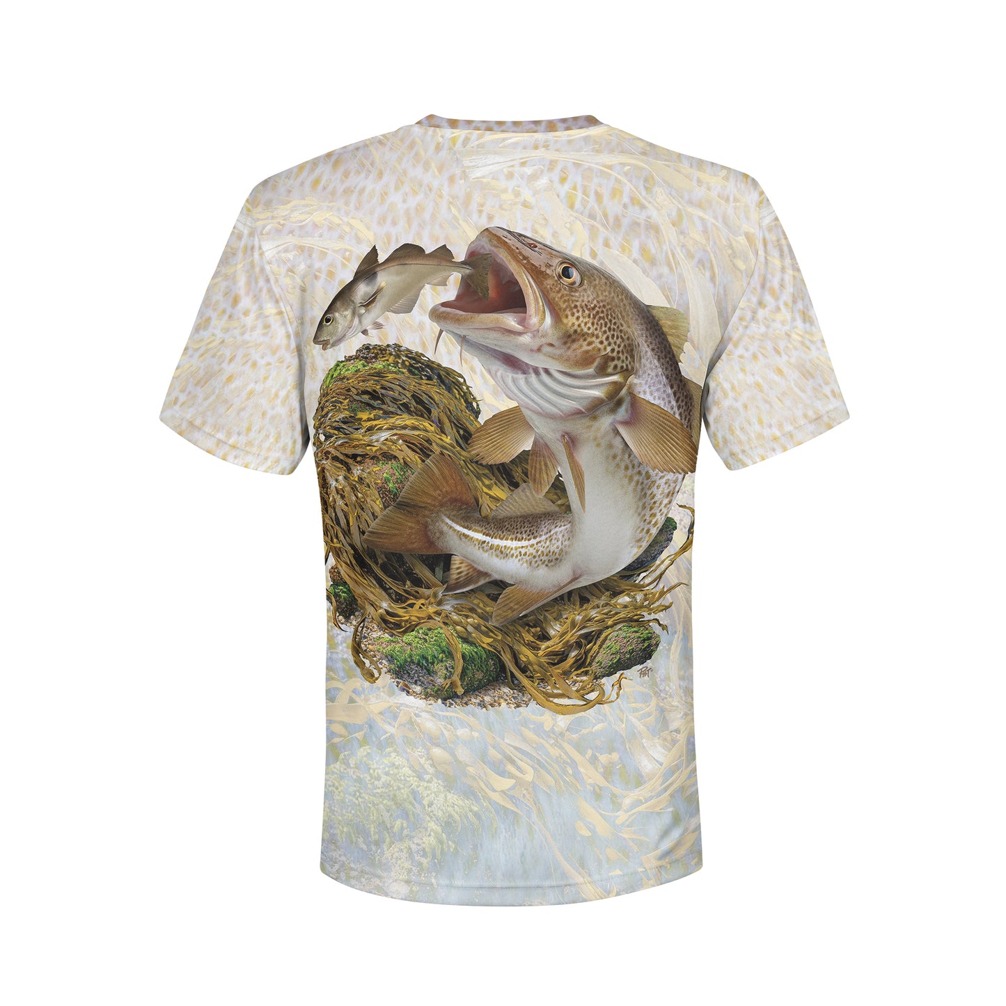 Cod and Haddock - Unisex Long Sleeve Sun Proof Performance Fishing Top with built in Hoodie and Gaiter (short sleeve option also available)