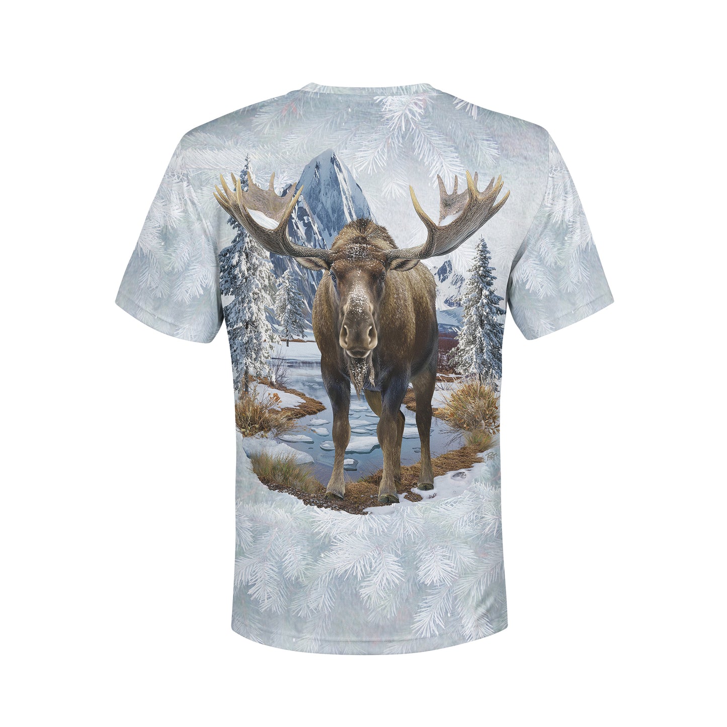 Mountain Moose - Unisex Long Sleeve Sun Proof Performance Fishing Top with built in Hoodie (short sleeve option also available)