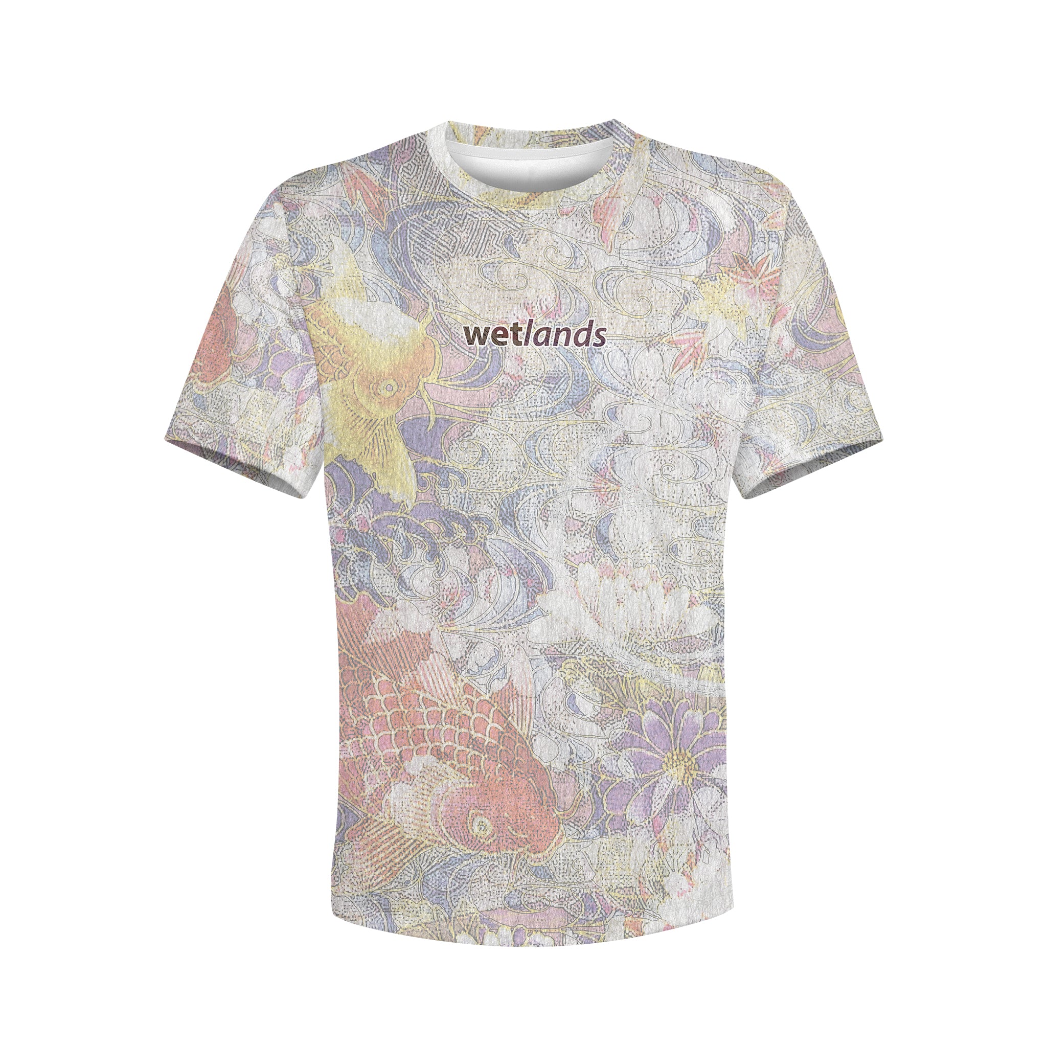 Koi Pond - Unisex Long Sleeve Sun Proof Performance Fishing Top with built in Hoodie and Gaiter (short sleeve option also available)