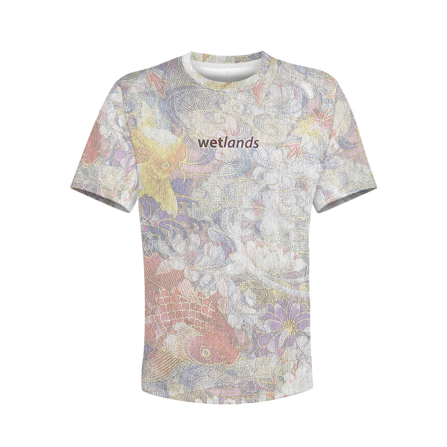 Koi Pond - Unisex Long Sleeve Sun Proof Performance Fishing Top with built in Hoodie and Gaiter (short sleeve option also available)