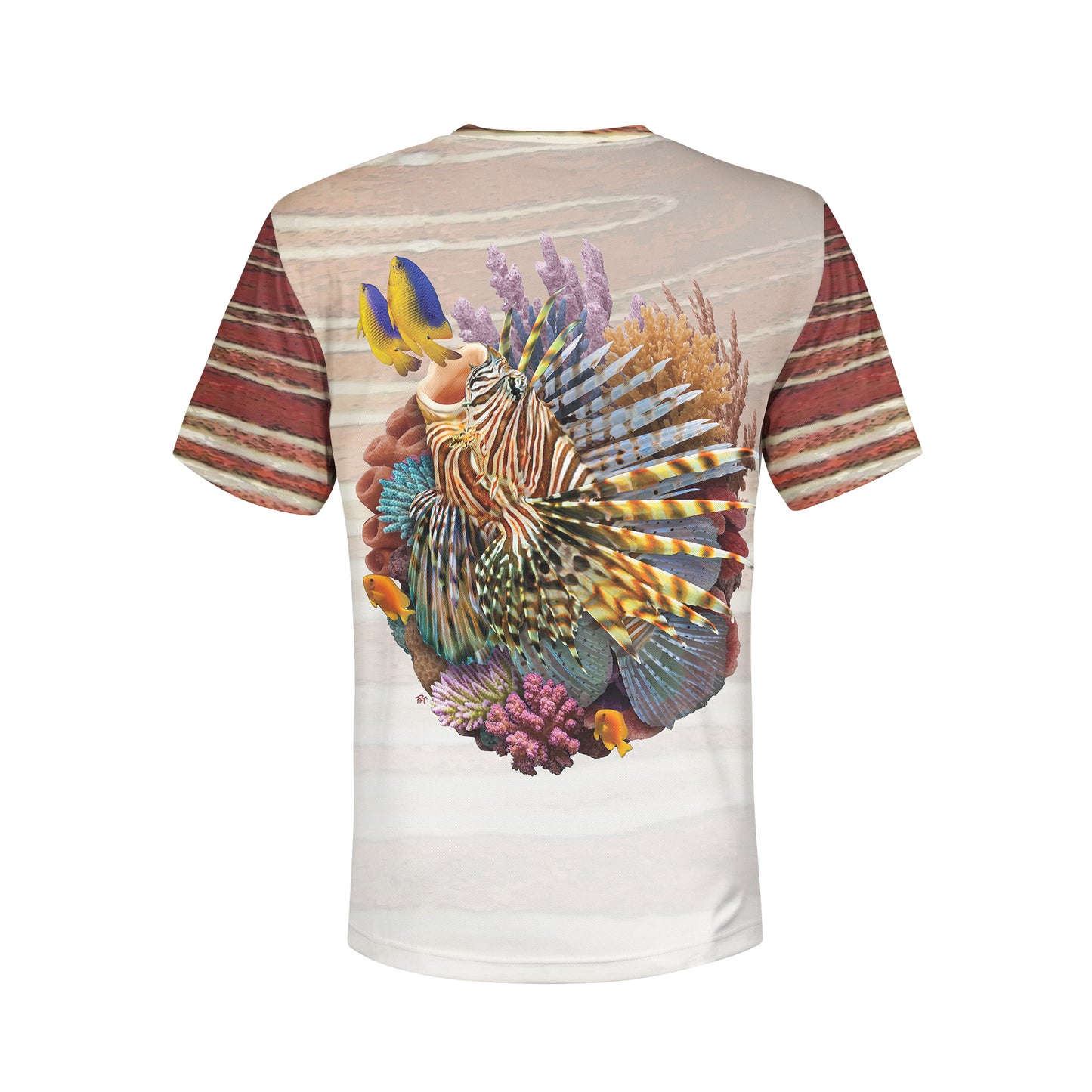 Lionfish and Damsels - Unisex Long Sleeve Sun Proof Performance Fishing Top with built in Hoodie and Gaiter (short sleeve option also available)