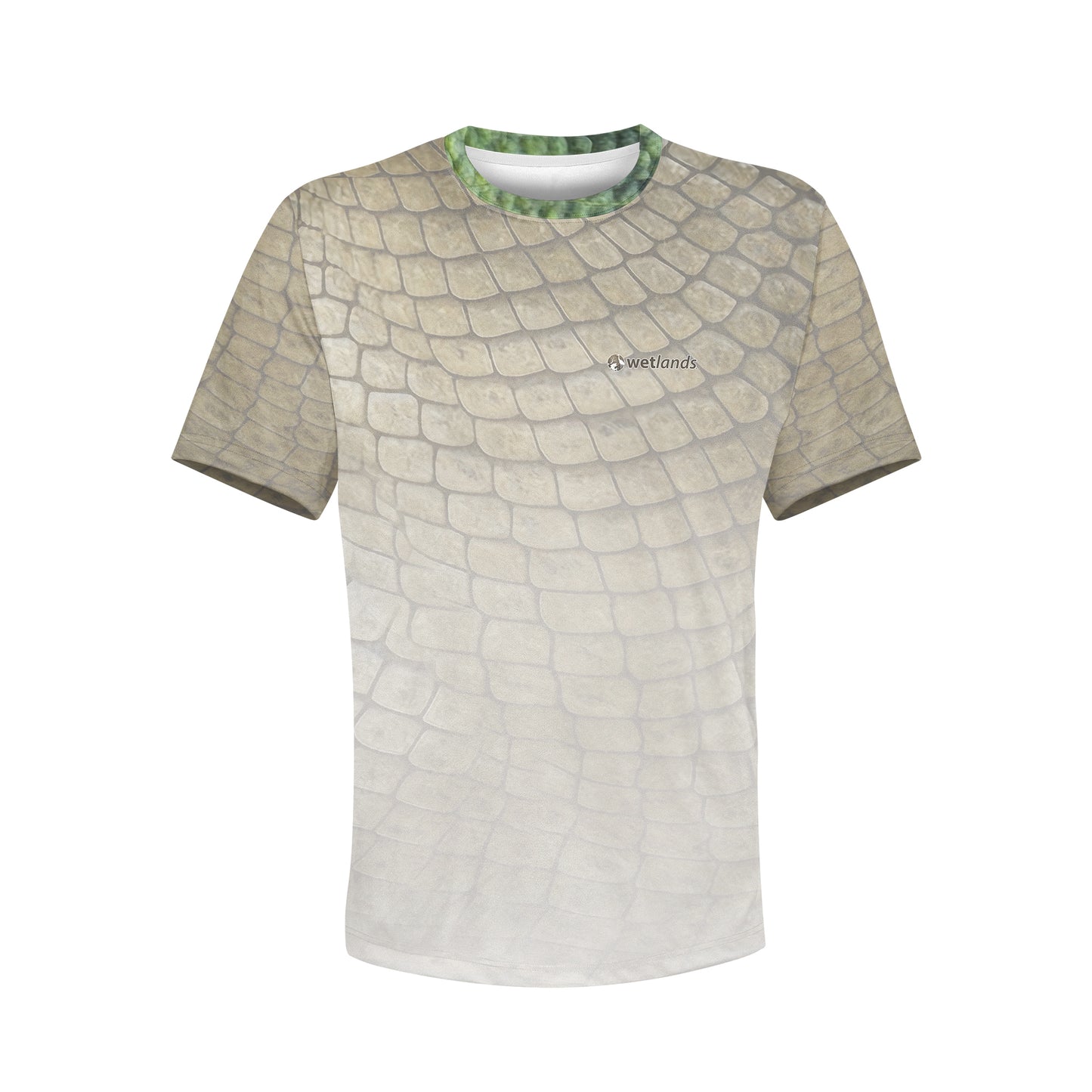 Alligator and Peacocks - Unisex Long Sleeve Sun Proof Performance Fishing Top with built in Hoodie and Gaiter (short sleeve option also available)