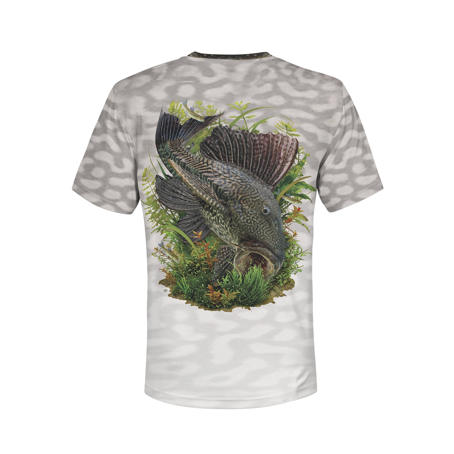 Armored Catfish - Unisex Long Sleeve Sun Proof Performance Fishing Top with built in Hoodie and Gaiter (short sleeve option also available)