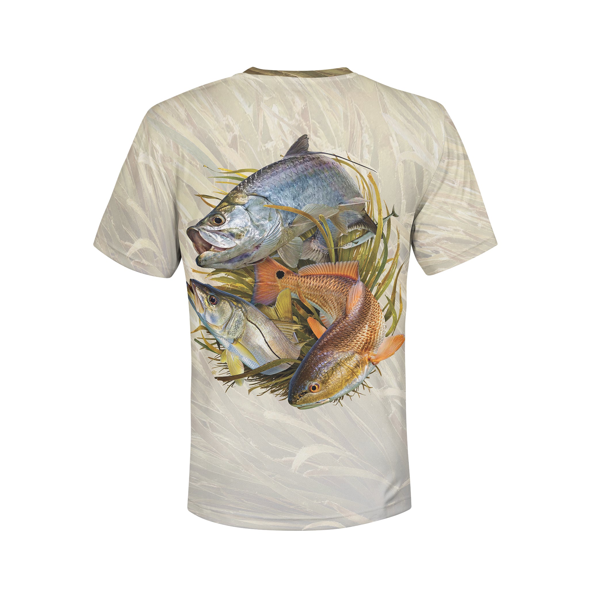 Everglades Slam - Unisex Long Sleeve Sun Proof Performance Fishing Top with built in Hoodie and Gaiter (short sleeve option also available)