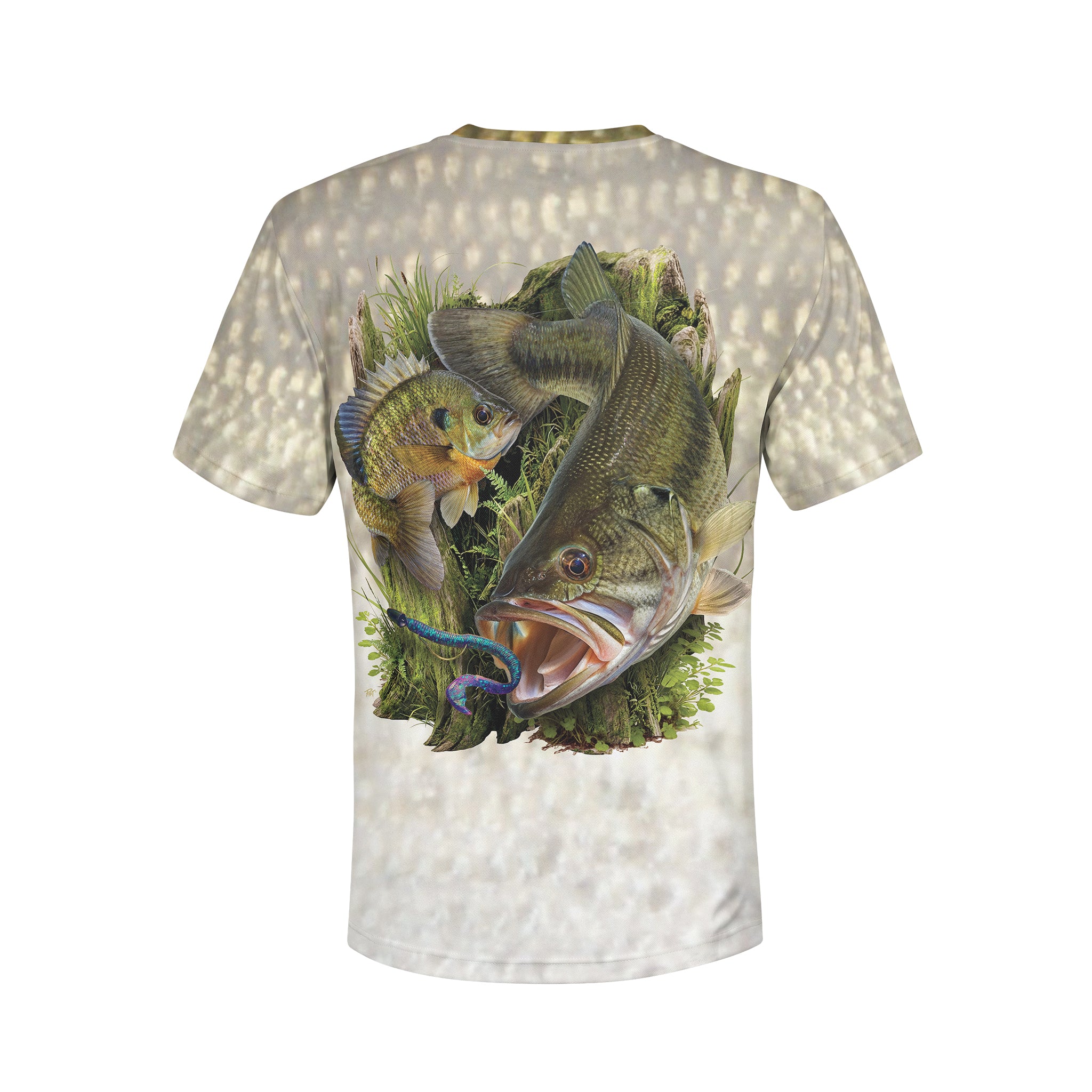 Honey Hole - Unisex Long Sleeve Sun Proof Performance Fishing Top with built in Hoodie and Gaiter (short sleeve option also available)