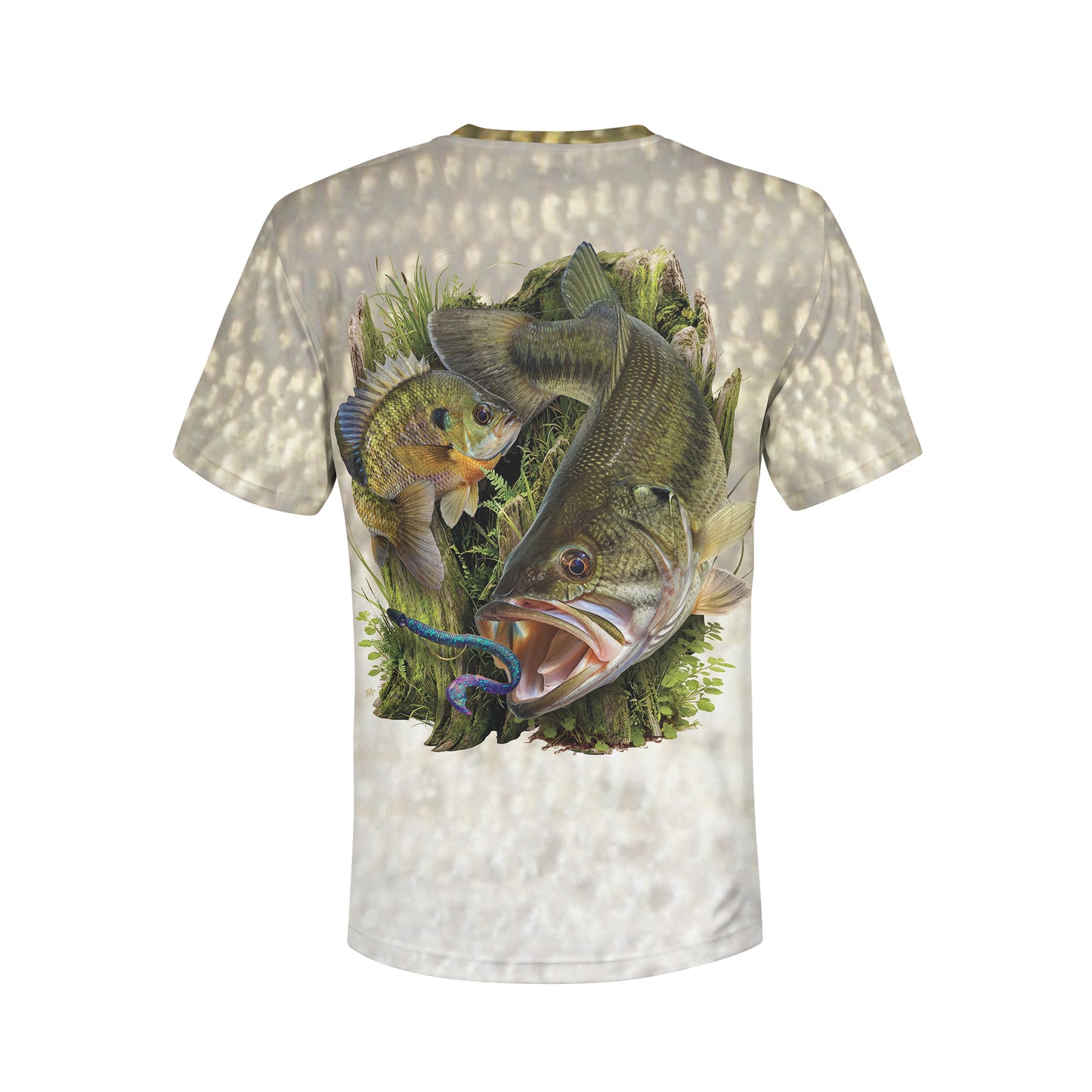 Honey Hole - Unisex Long Sleeve Sun Proof Performance Fishing Top with built in Hoodie and Gaiter (short sleeve option also available)