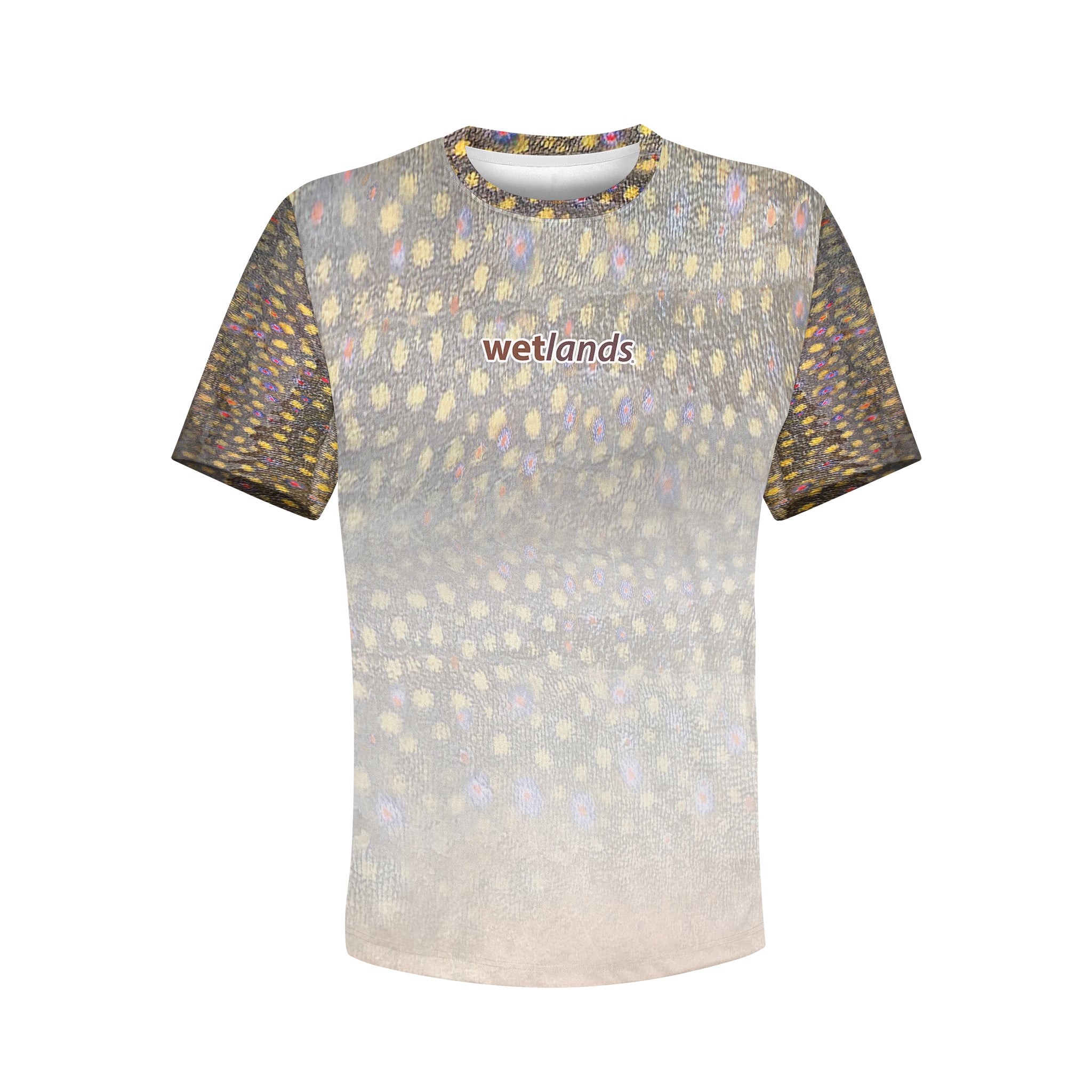 Brook Trout and Nymph - Unisex Long Sleeve Sun Proof Performance Fishing Top with built in Hoodie and Gaiter (short sleeve option also available)