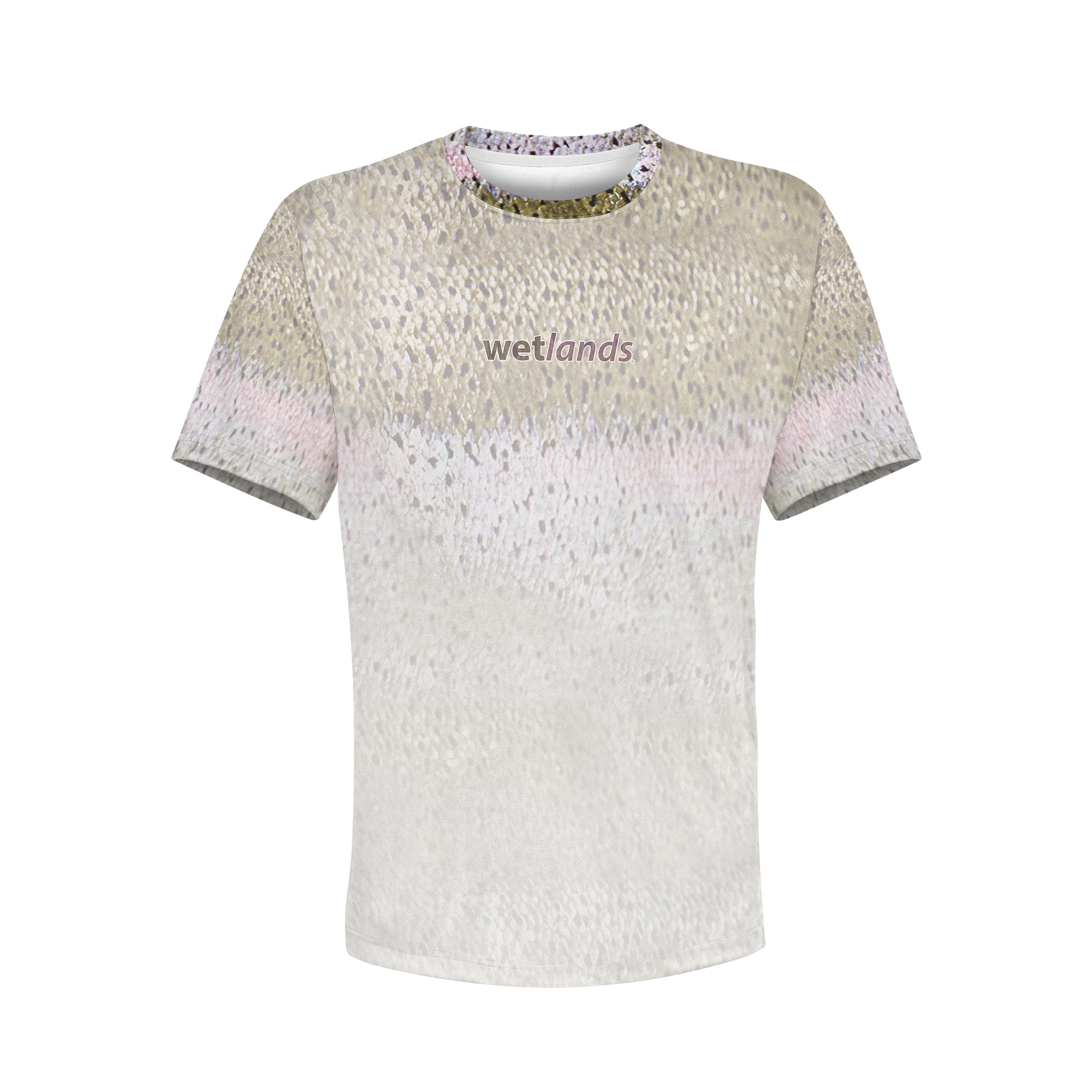 Rainbow Trout - Unisex Long Sleeve Sun Proof Performance Fishing Top with built in Hoodie and Gaiter (short sleeve option also available)