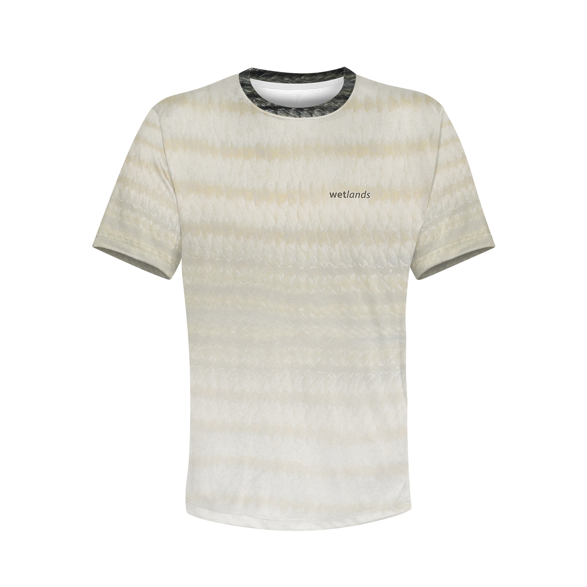 Striped Bass and Croaker  - Unisex Long Sleeve Sun Proof Performance Fishing Top with built in Hoodie and Gaiter (short sleeve option also available)