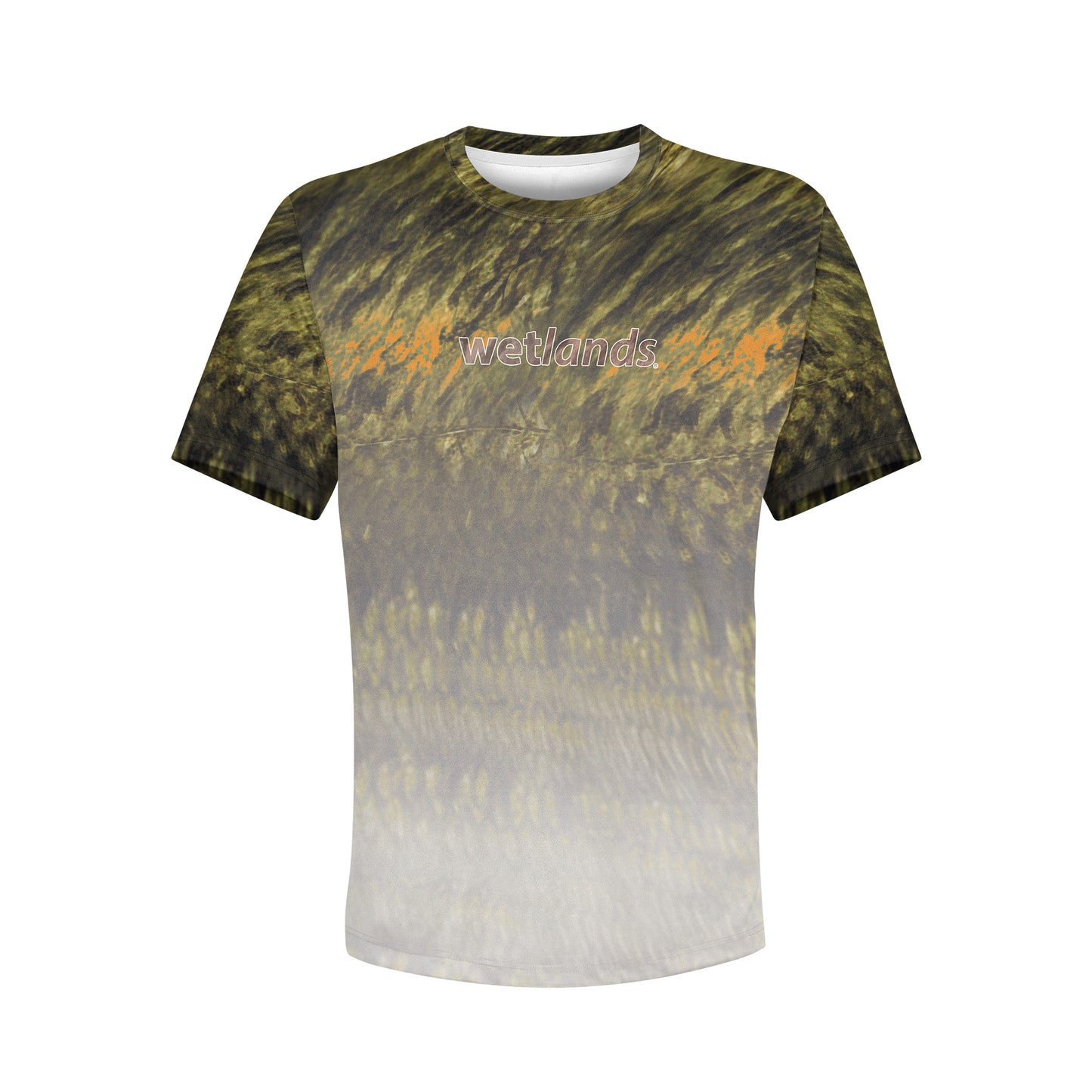 Bass and Mayan CIchlids- Unisex Long Sleeve Sun Proof Performance Fishing Top with built in Hoodie and Gaiter (short sleeve option also available)