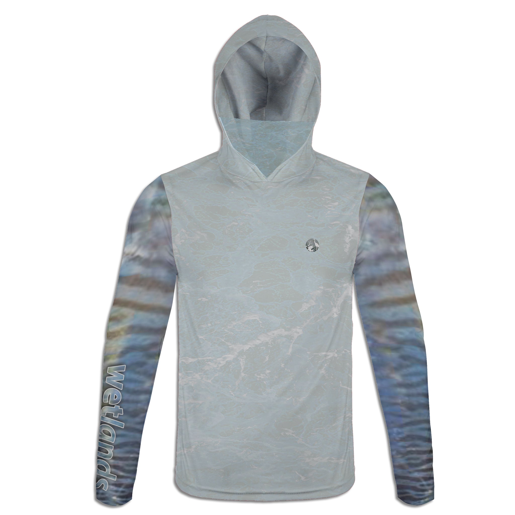 Mackerel & Mahi Hoodie Gaiter Wetlands Performance Apparel