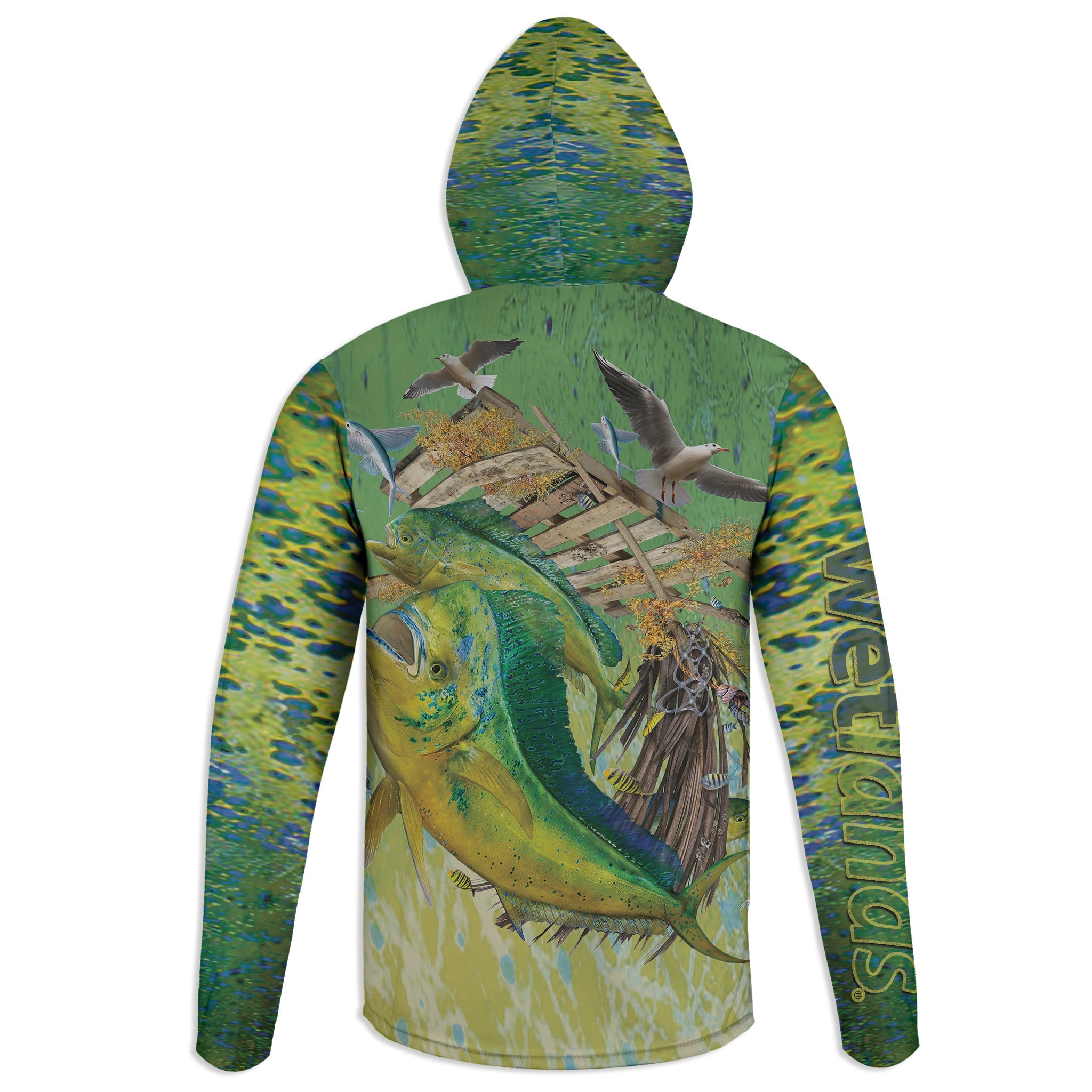 Mahi & Flotsam Hoodie Gaiter Wetlands Performance Apparel