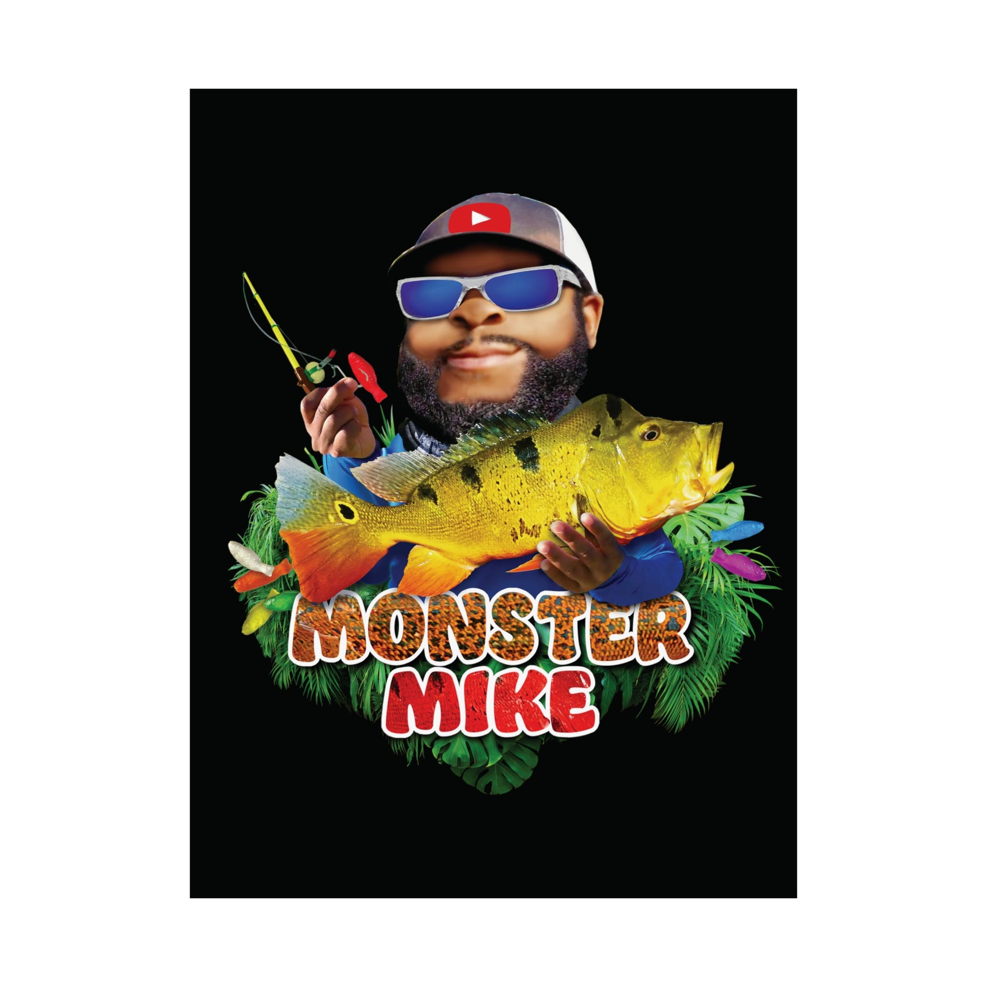 Monster Mike Poster Wetlands Performance Apparel