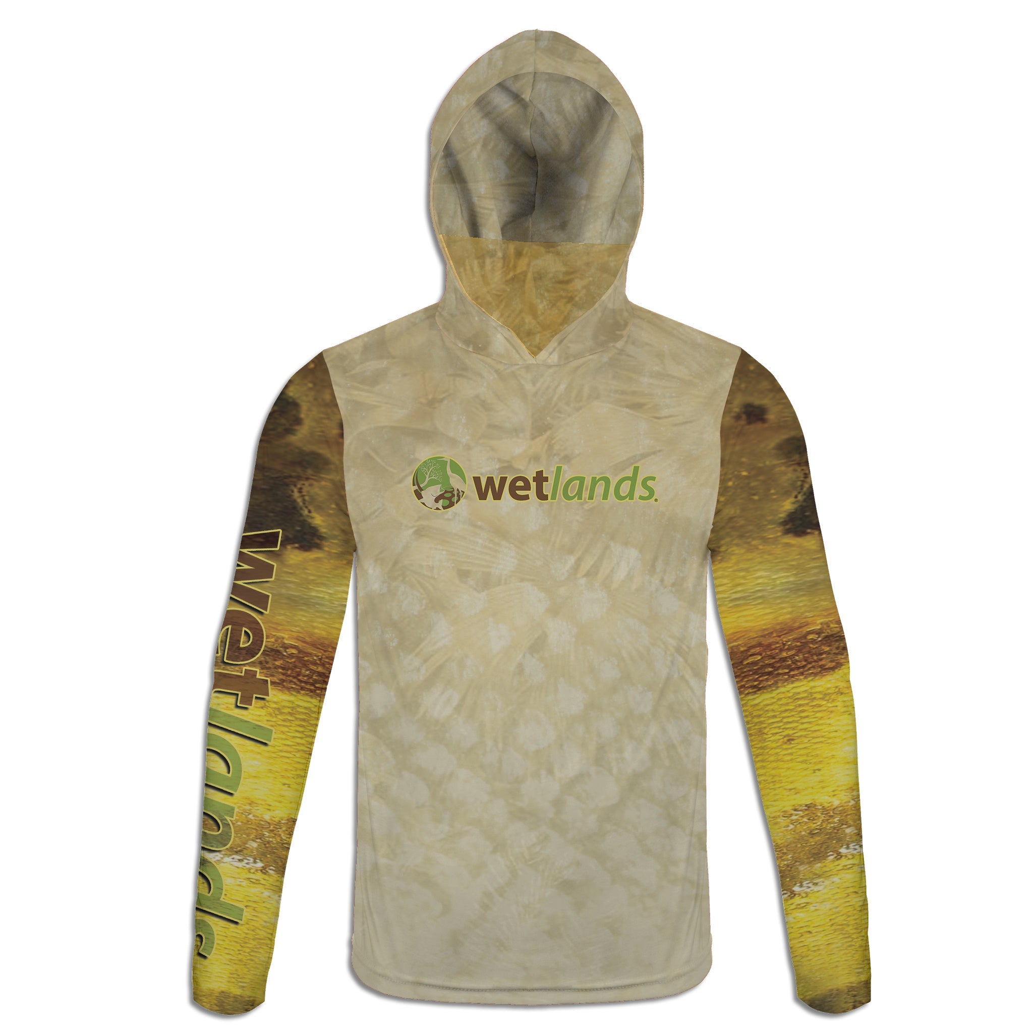 Peacock Bass Hoodie Gaiter Wetlands Performance Apparel