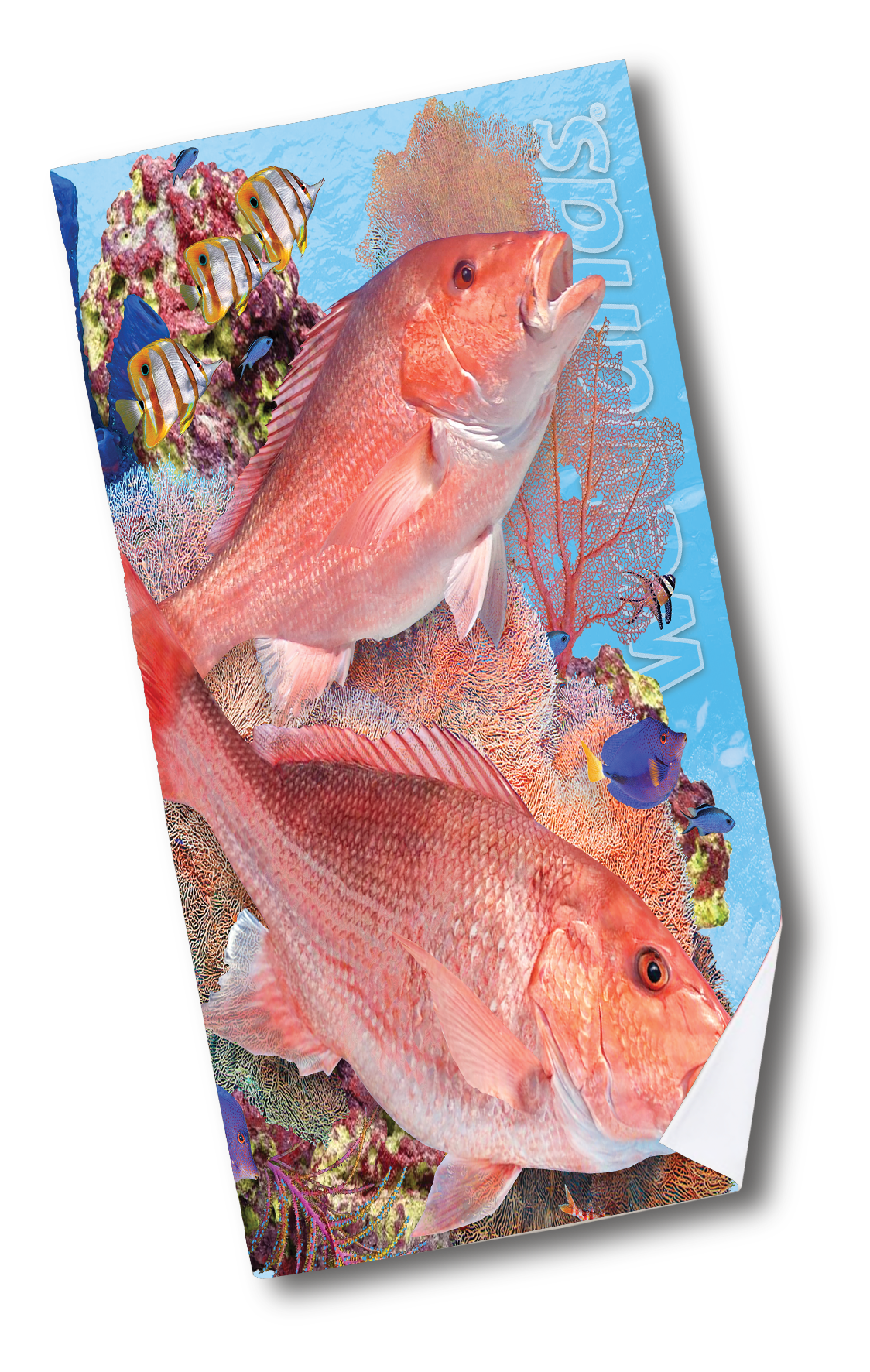 Red Snapper - Quick-Drying Beach Towel Made from Ultra Soft Low Spin Polyester (35