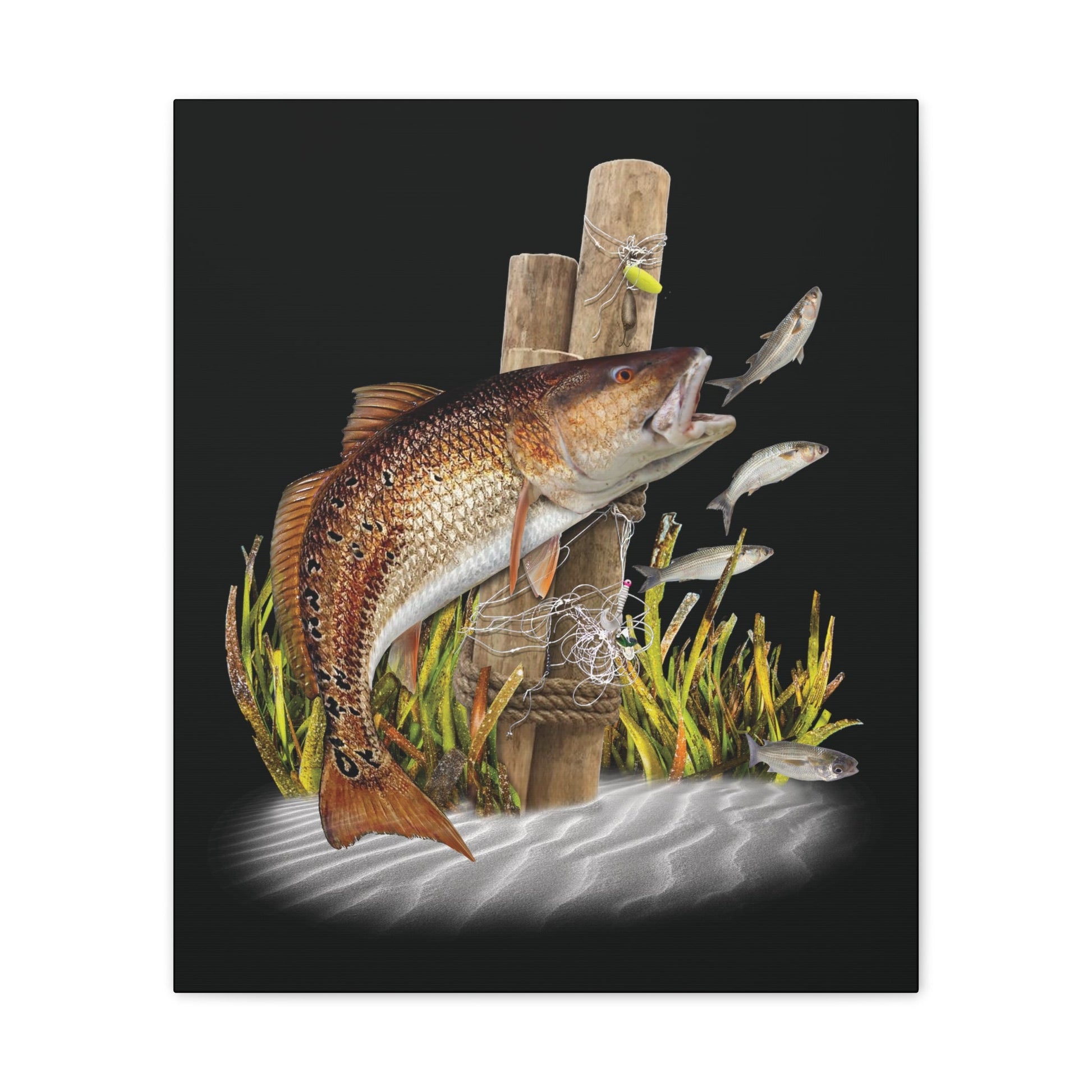 Redfish Piling Canvas Wetlands Performance Apparel