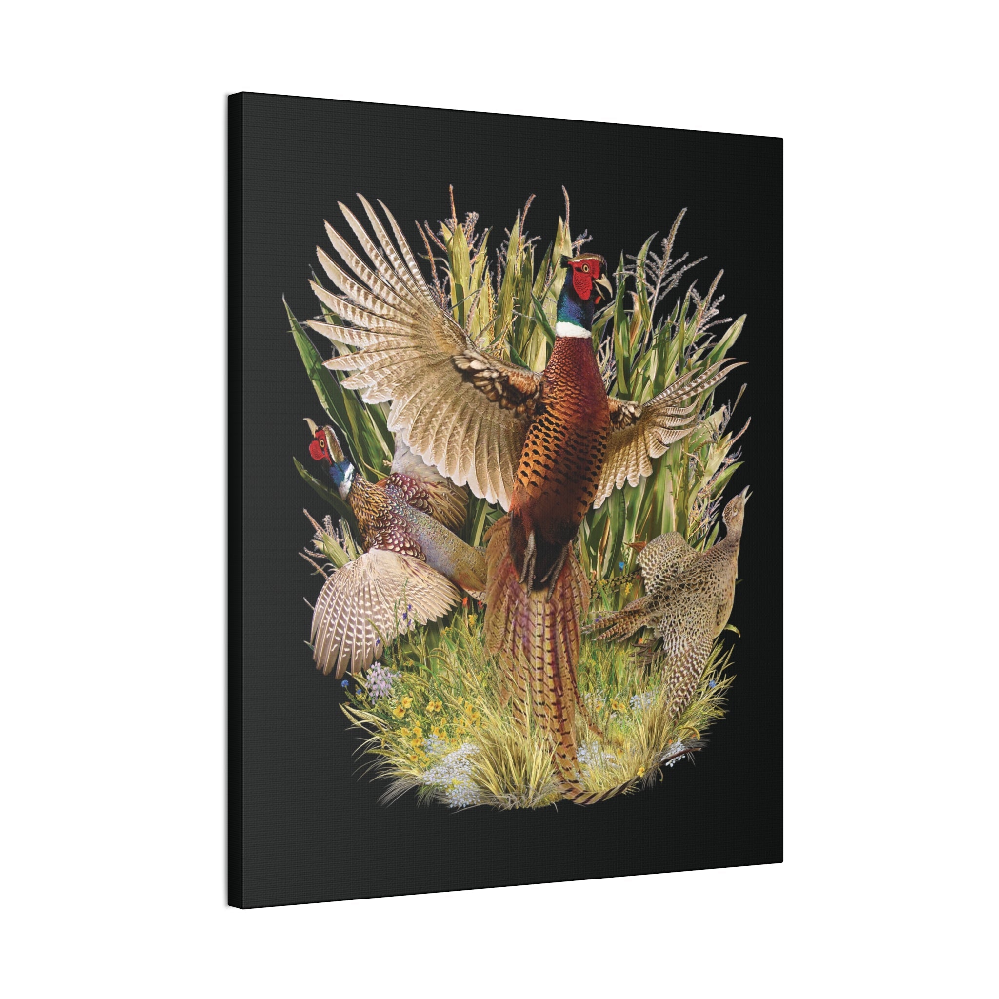 Ring-Necked Pheasant Canvas Wetlands Performance Apparel