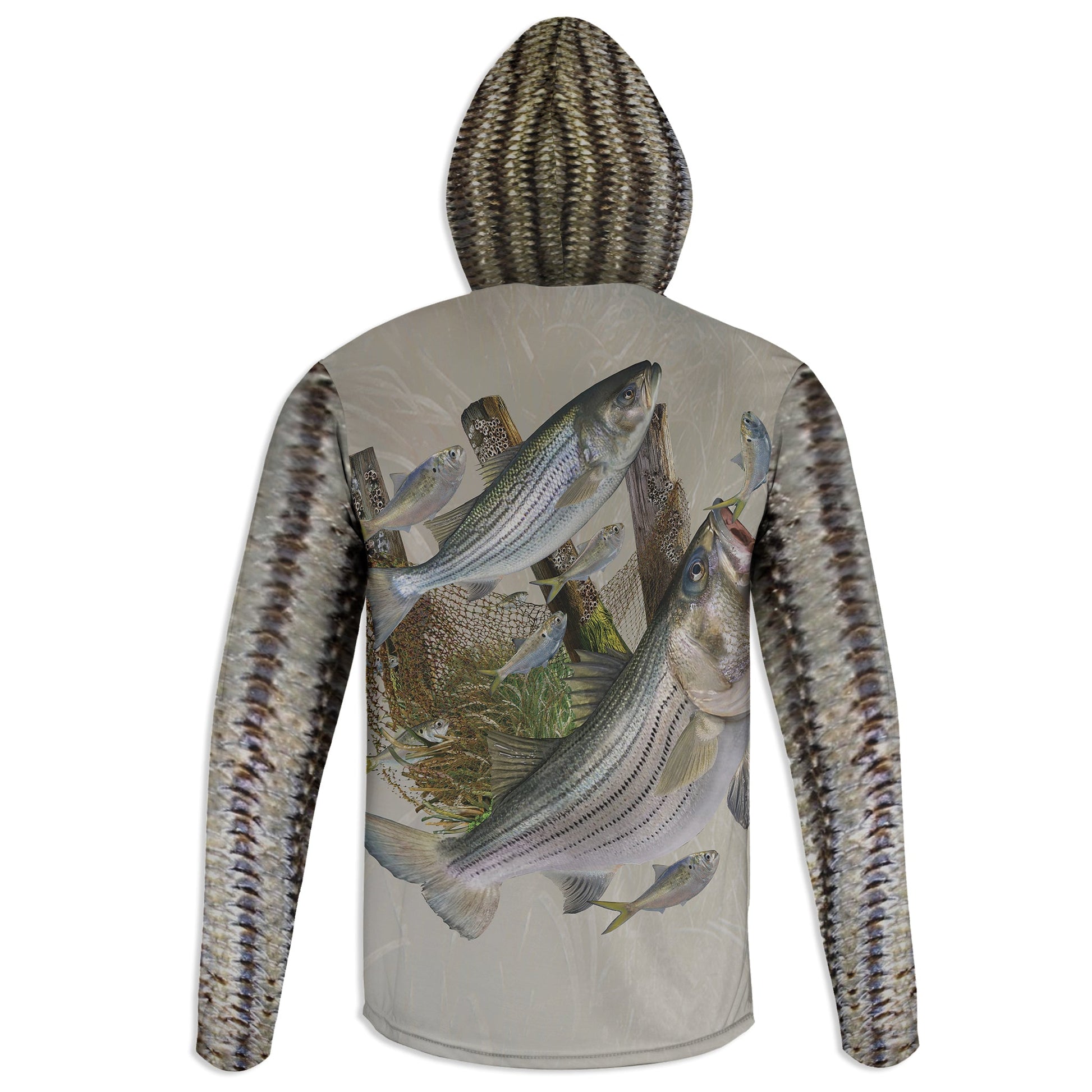 Salty Stripers Wetlands Performance Apparel