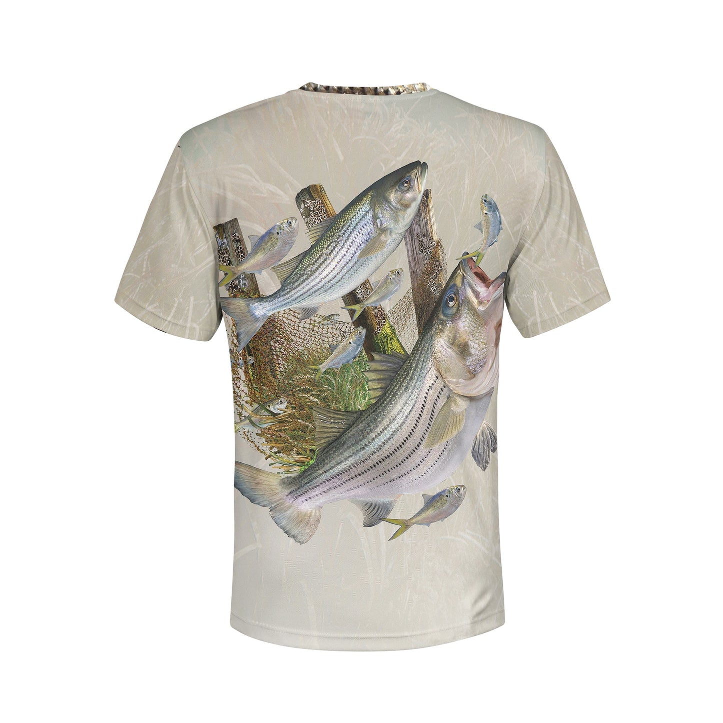 Salty Stripers Wetlands Performance Apparel