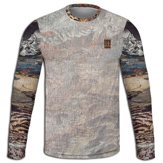 Samurai Wood Block Wetlands Performance Apparel