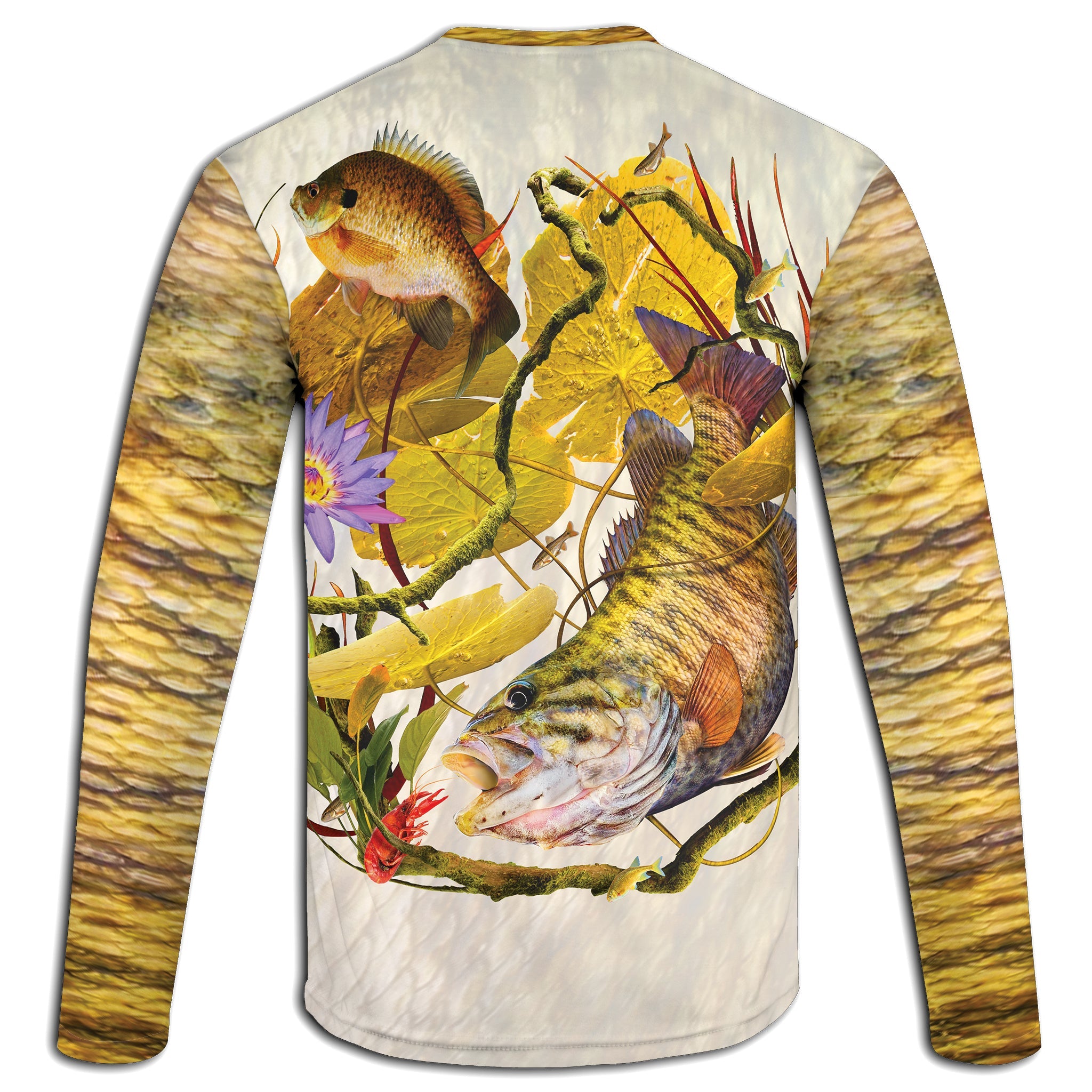 Smallmouth Bass Wetlands Performance Apparel