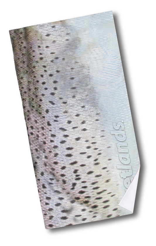 Speckled Trout Scales - Quick-Drying Beach Towel Made from Ultra Soft Low Spin Polyester (35"x60" dimensions) MADE IN USA.