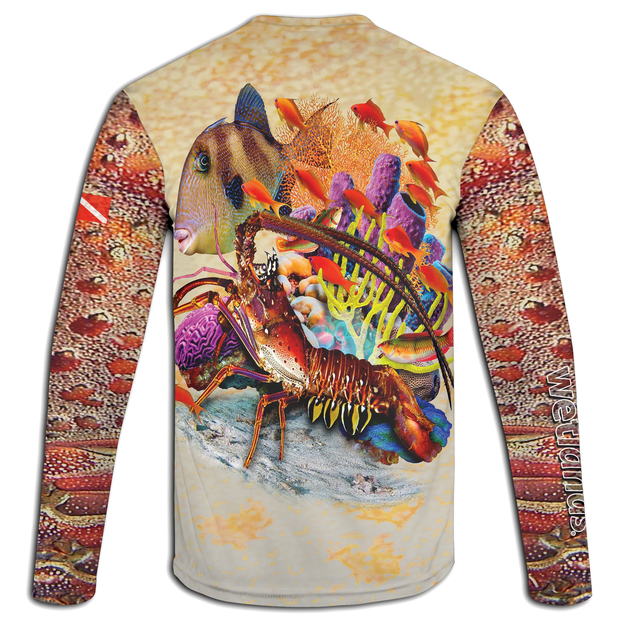 Spiny Lobster Wetlands Performance Apparel