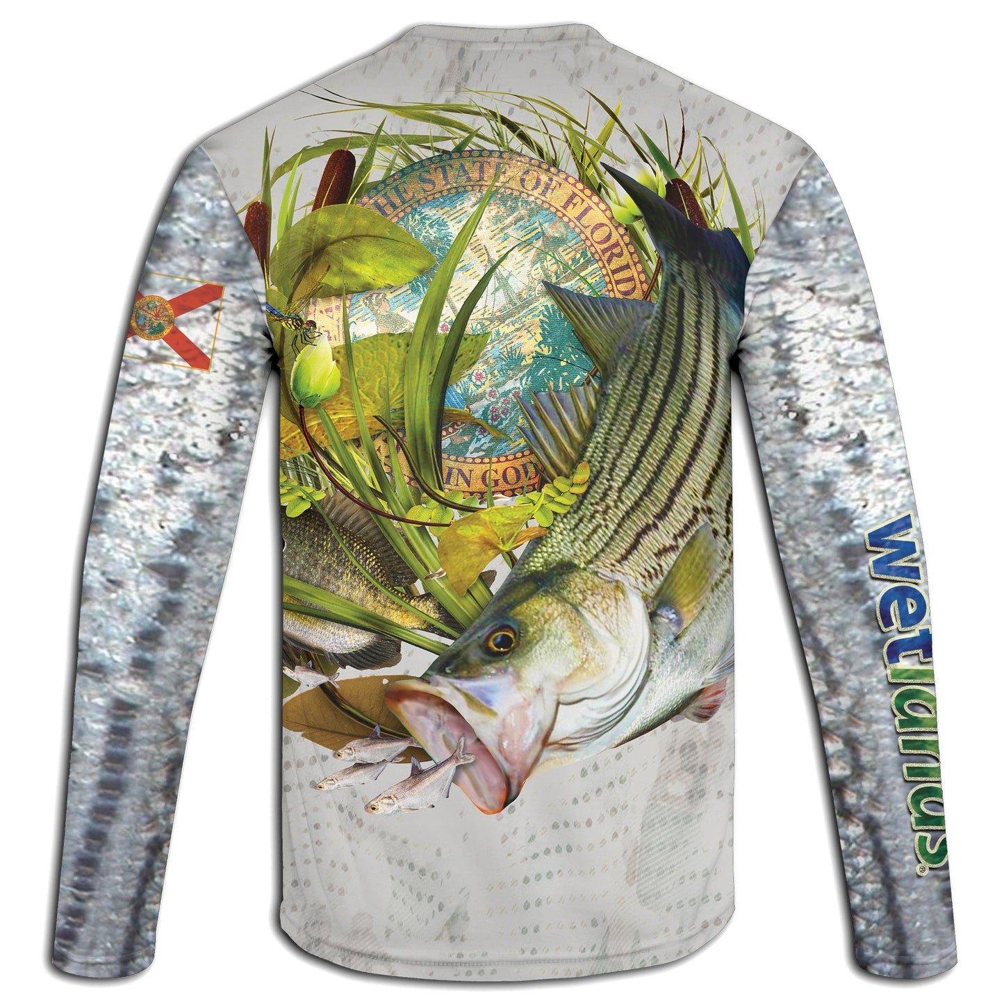 Sunshine Bass Wetlands Performance Apparel