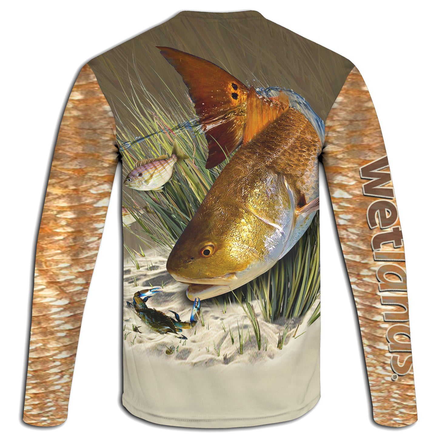 Tailing Redfish Wetlands Performance Apparel