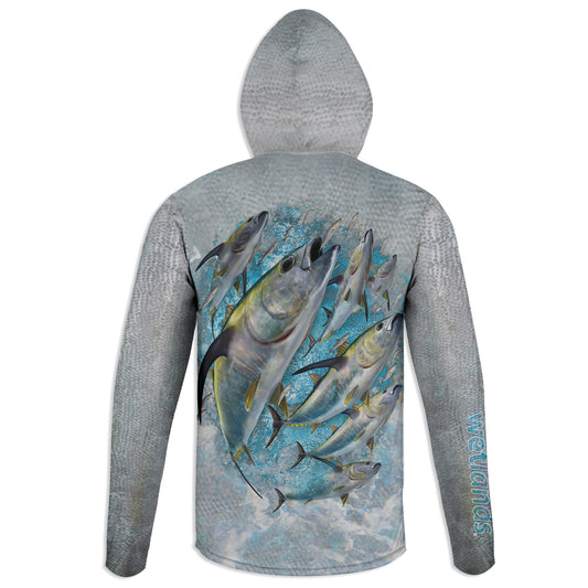 Tuna Frenzy Hoodie Gaiter Wetlands Performance Apparel