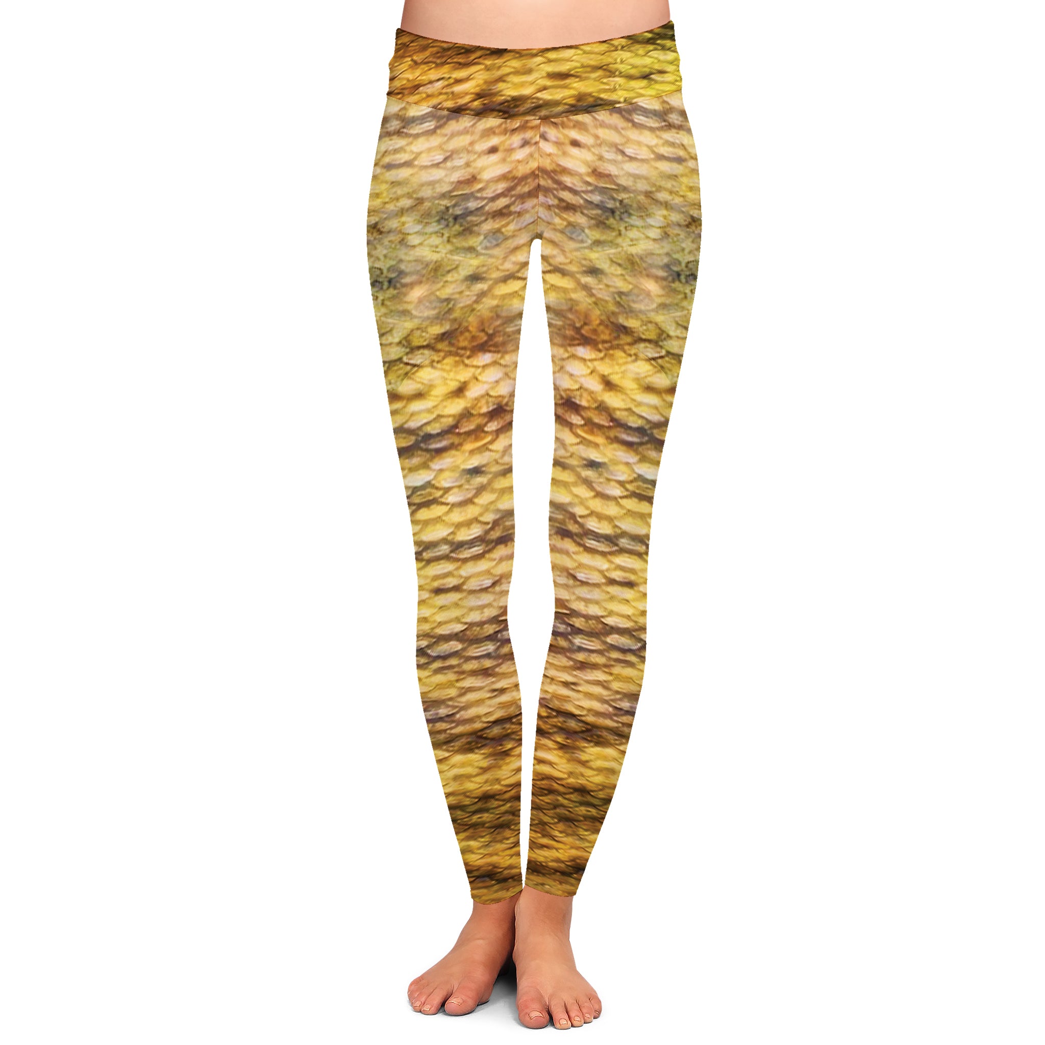 Summer Smally - Women's Custom Sport Fishing Leggings featuring Crossfit Design, Double Stitch Seams, Cell/Tool Pocket MADE IN USA.