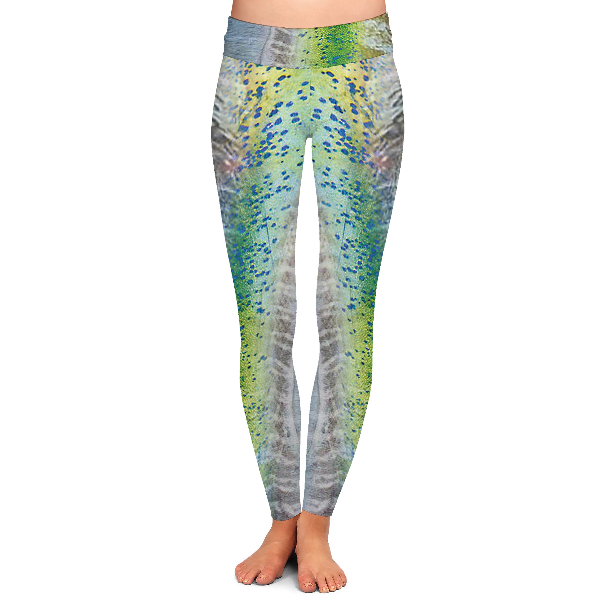 Triple Threat - Women's Custom Sport Fishing Leggings featuring Crossfit Design, Double Stitch Seams, Cell/Tool Pocket MADE IN USA.