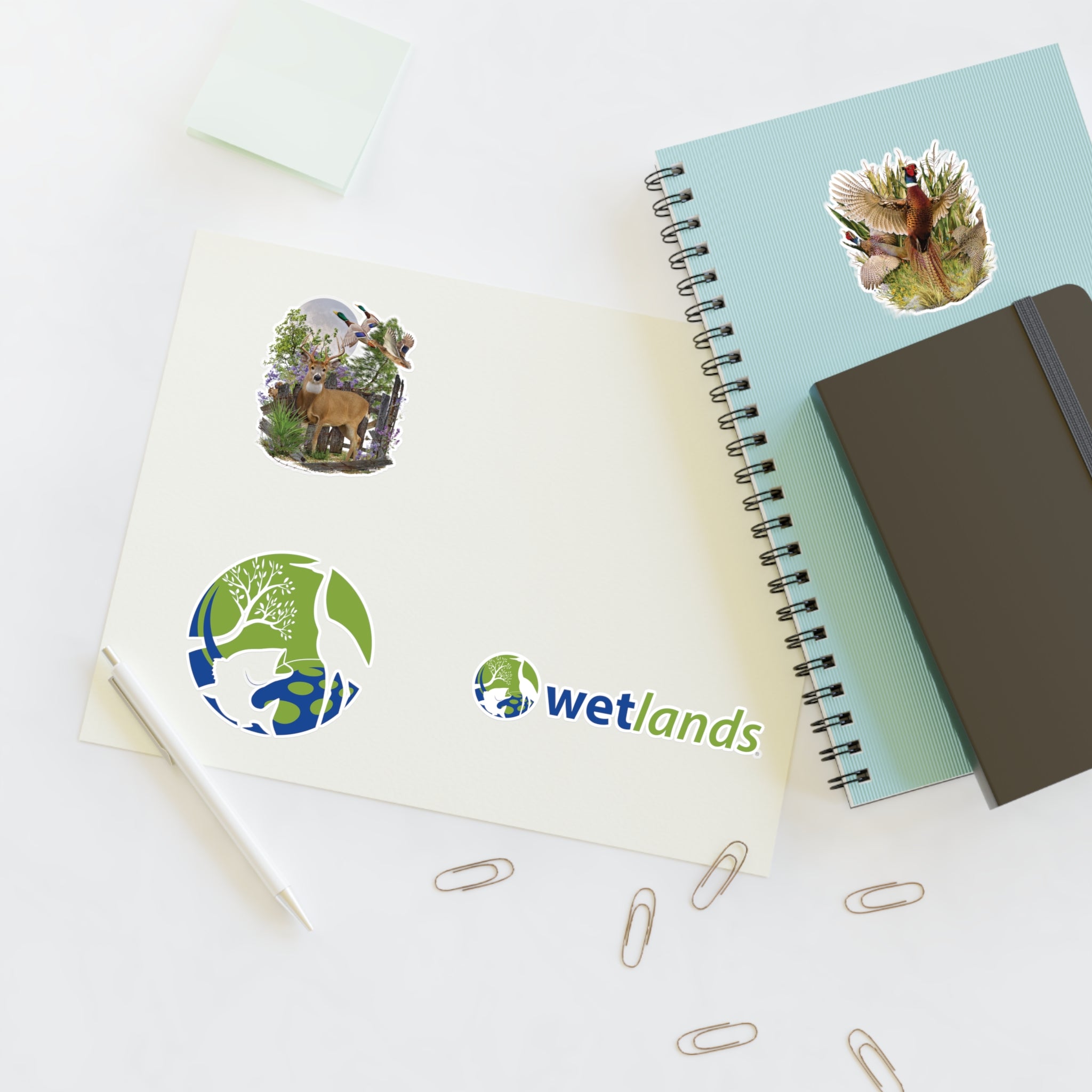 Wetlands Woodlands Sticker Sheet Wetlands Performance Apparel