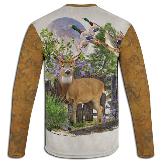 Whitetail Buck Wetlands Performance Apparel