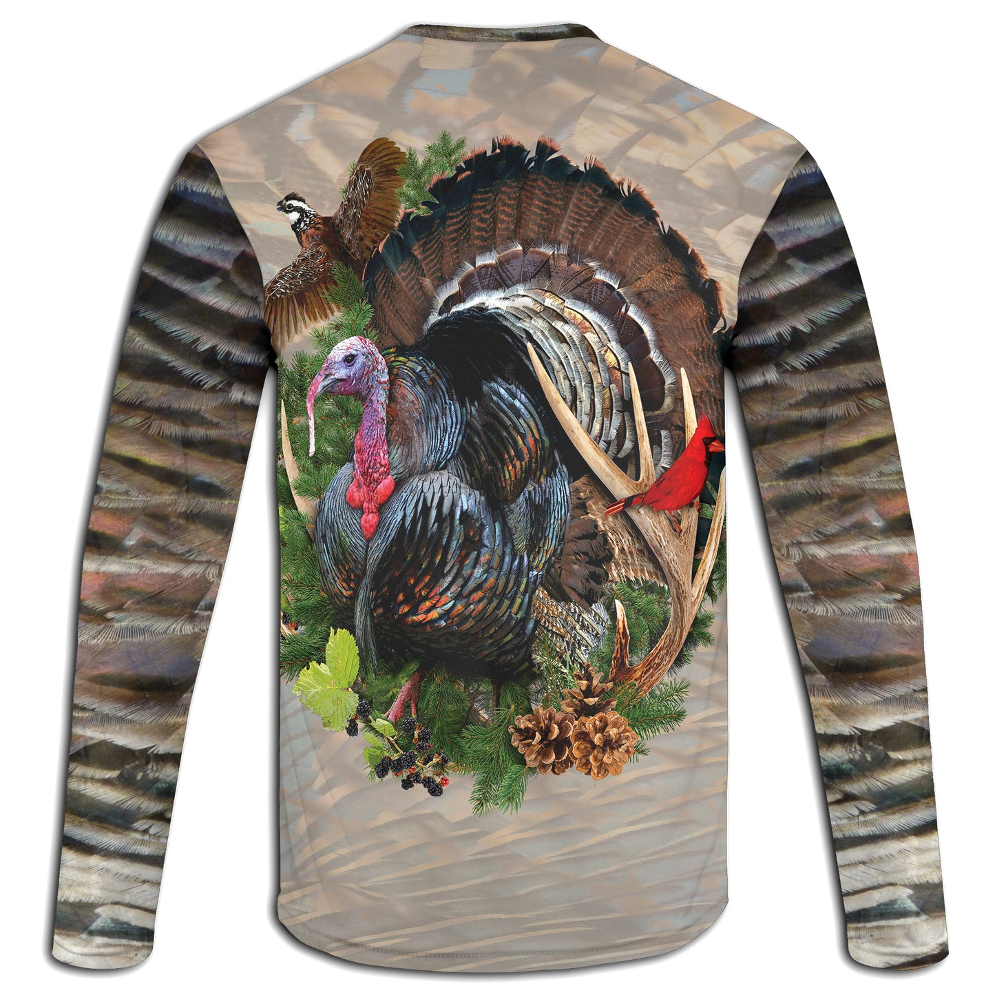 Wild Turkey & Quail Wetlands Performance Apparel