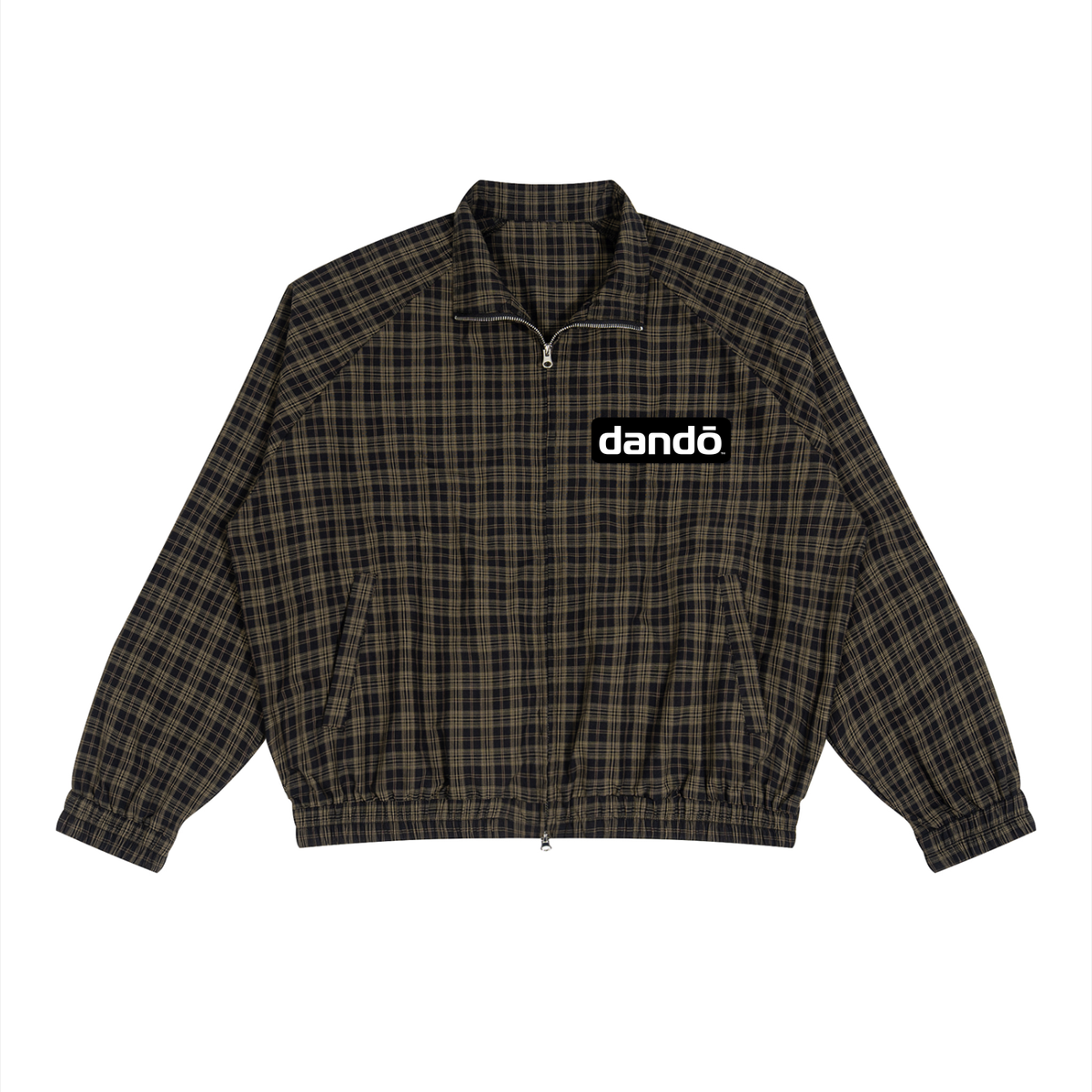 Dandō Plaid Full-Zip Track Jacket