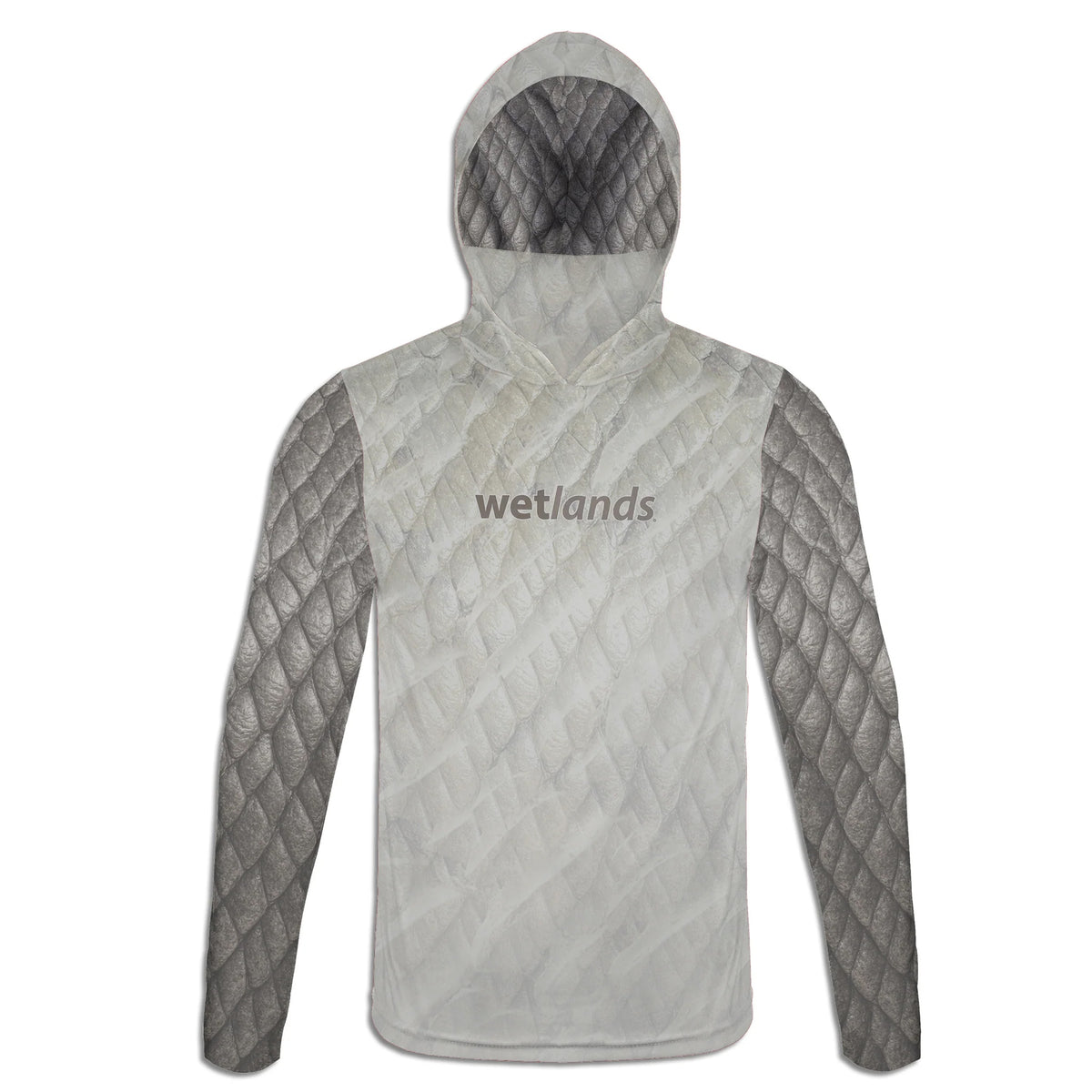 Hammerhead and Rays - Unisex Long Sleeve Sun Proof Performance Fishing Top with built in Hoodie and Gaiter (short sleeve option also available)