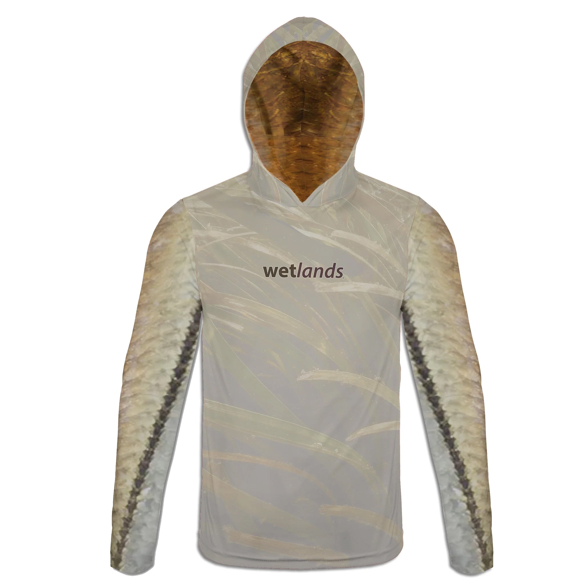Redfish and Snook - Unisex Long Sleeve Sun Proof Performance Fishing Top with built in Hoodie and Gaiter (short sleeve option also available)