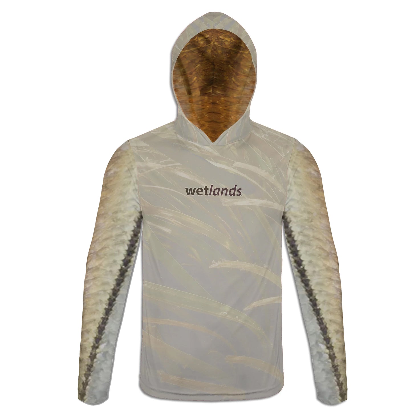 Redfish and Snook - Unisex Long Sleeve Sun Proof Performance Fishing Top with built in Hoodie and Gaiter (short sleeve option also available)